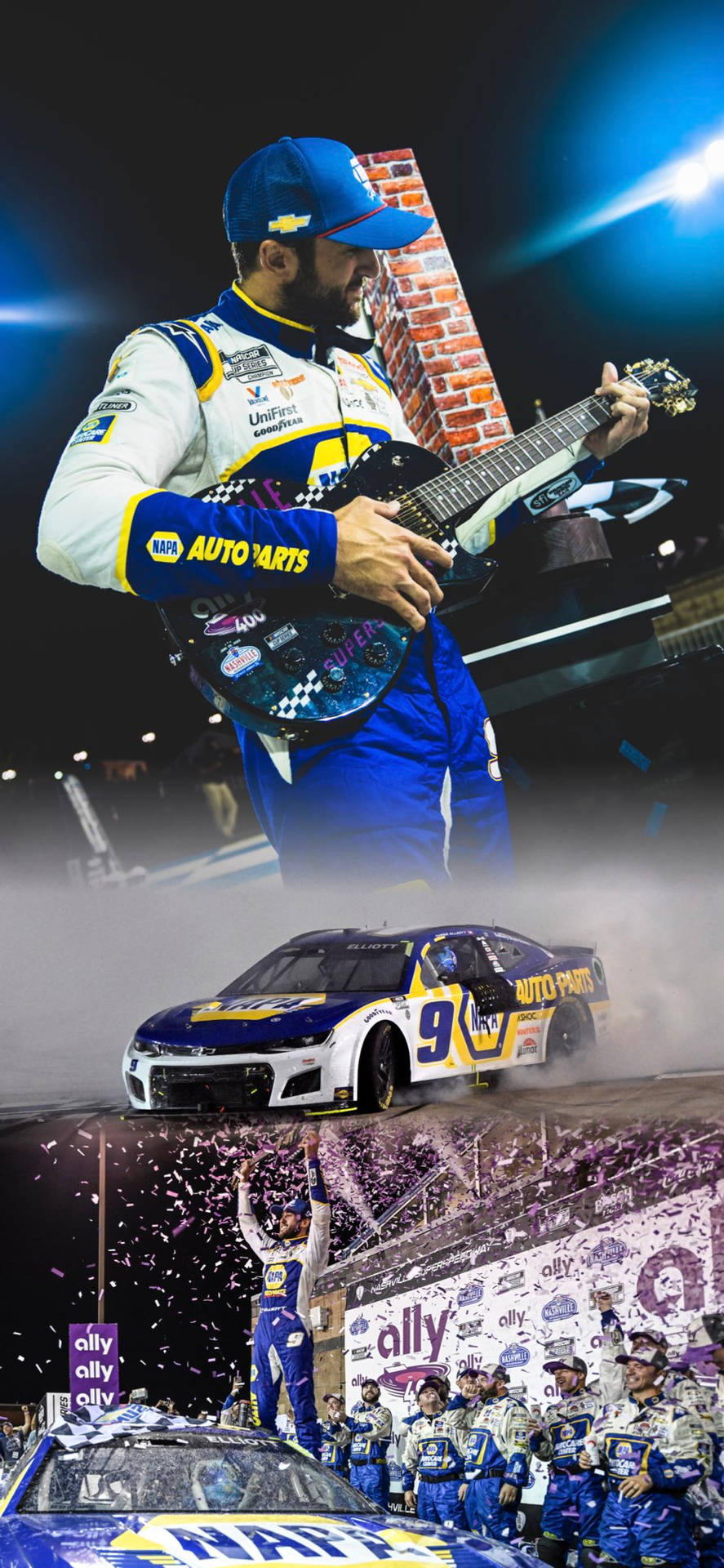 Chase Elliot Photo Collage