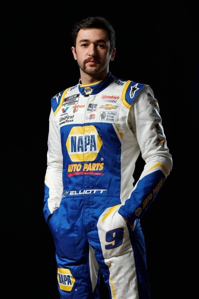 Chase Elliott - Calm And Cool On The Track Background