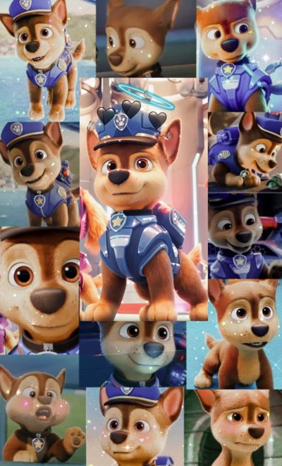 Chase From Paw Patrol Is Always Ready To Help! Background