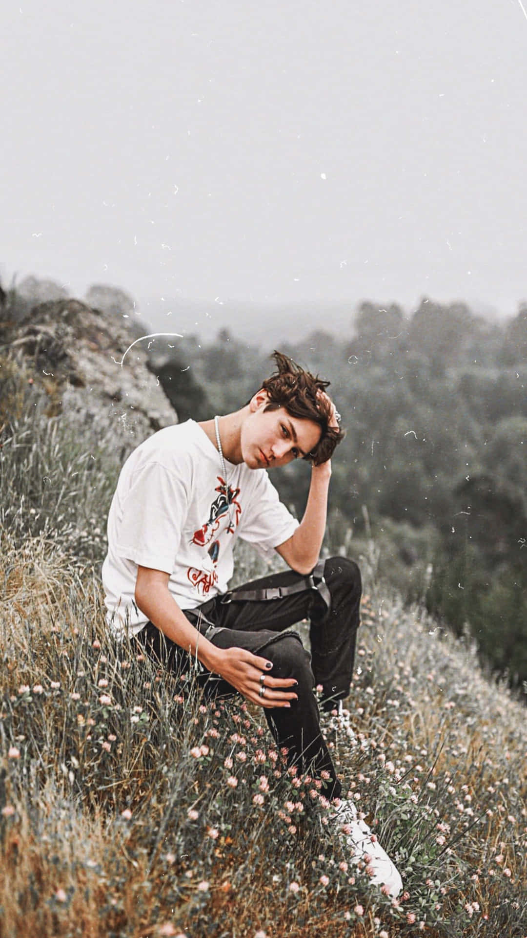Chase Hudson Having A Good Time Background