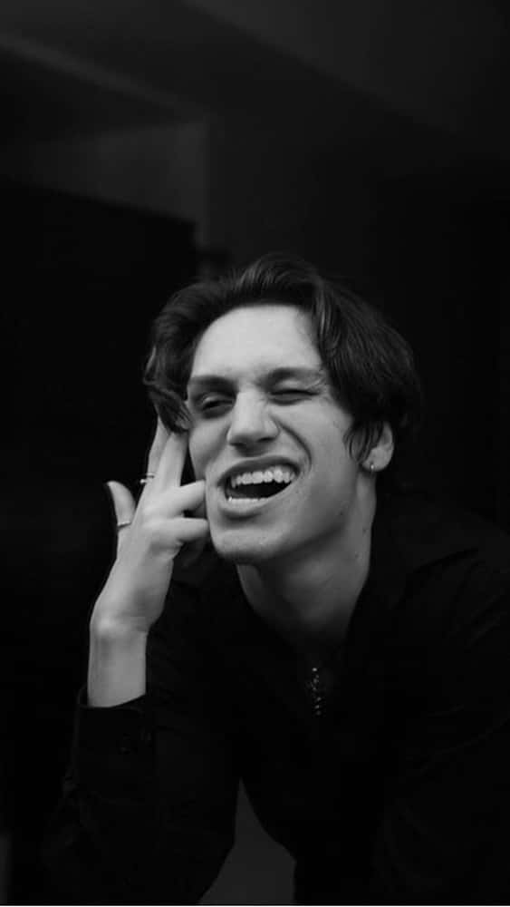 Chase Hudson Looking Up At The Night Sky