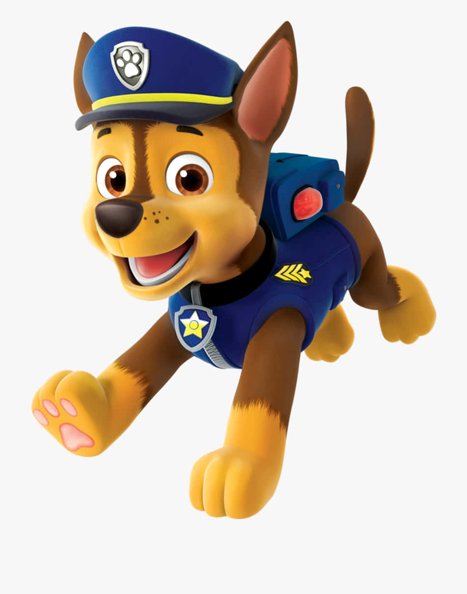 Chase: The Brave And Loyal Pup Of The Paw Patrol Background