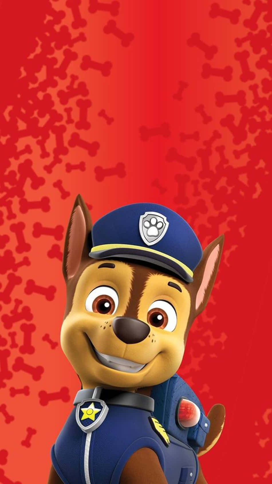 Chase The Brave Pup From Paw Patrol Background