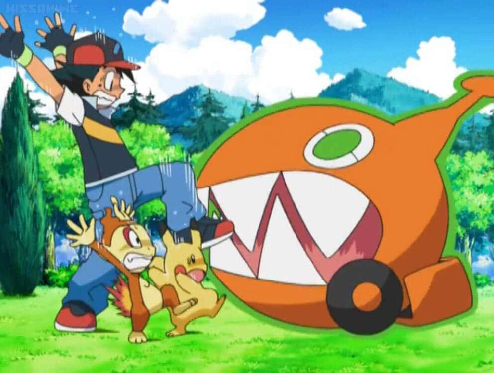 Chasing Rotom Background