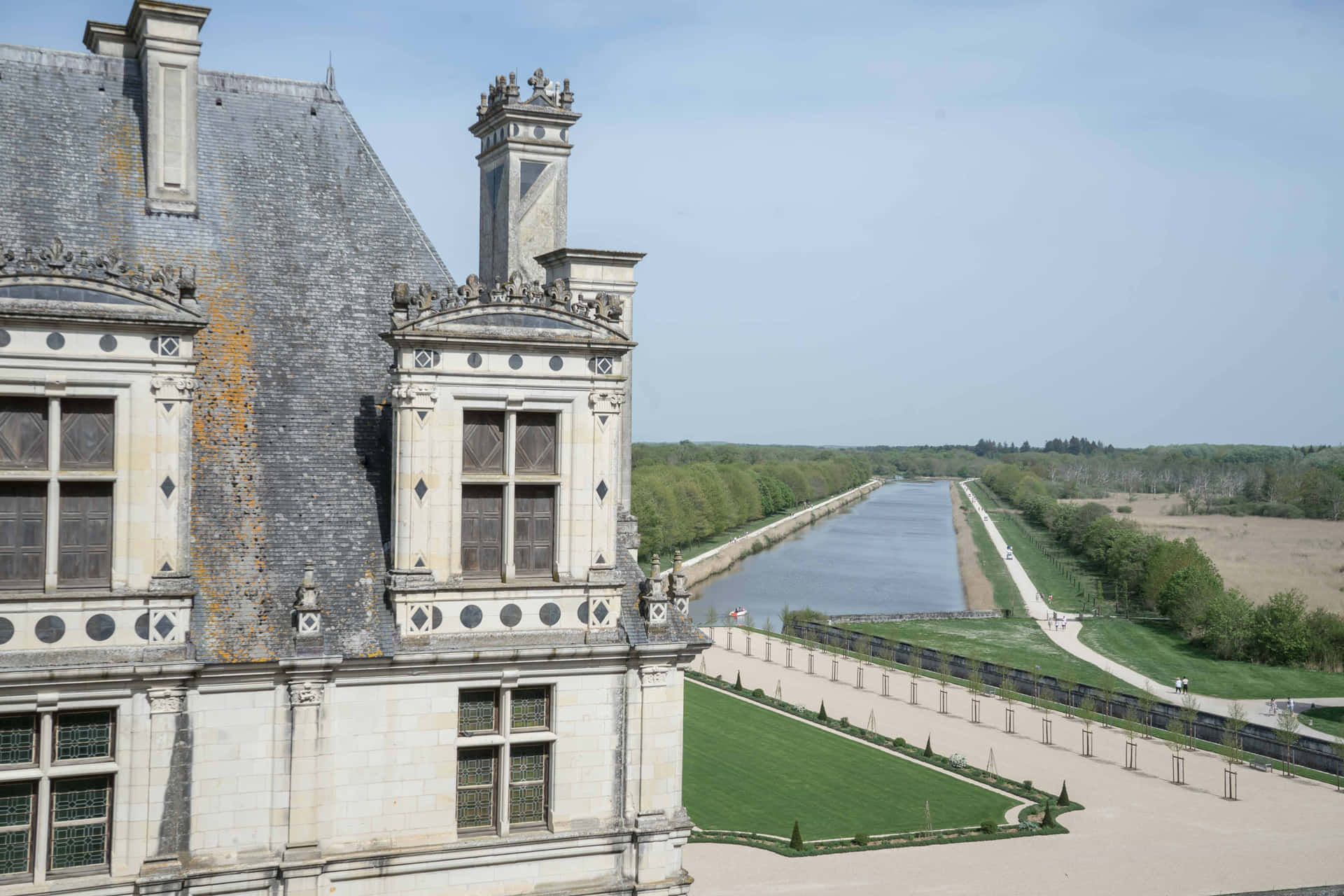 Chateau De Chambord Paris France Background
