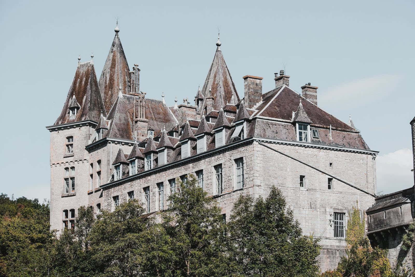 Chateau De La Rochepot Built During Middle Ages