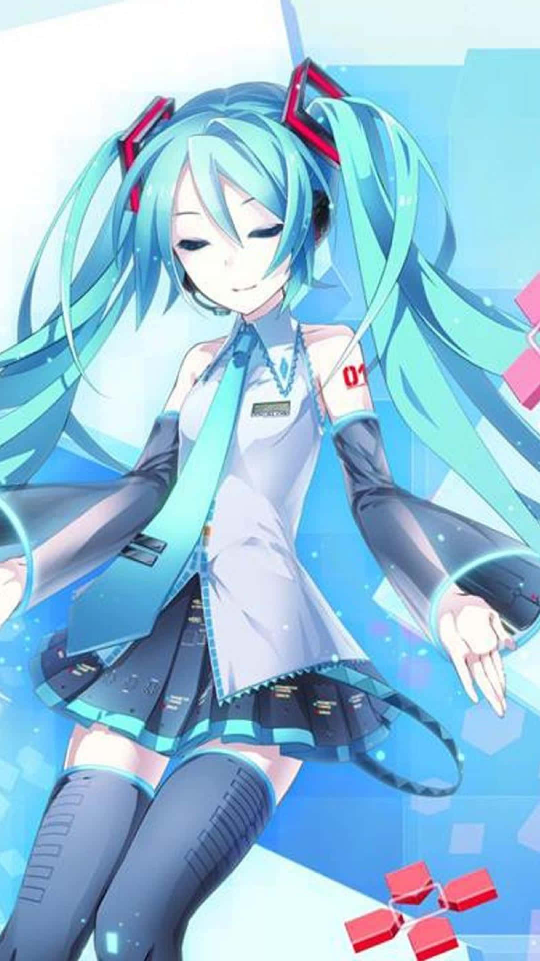 Check Out The Hatsune Miku Phone! Background