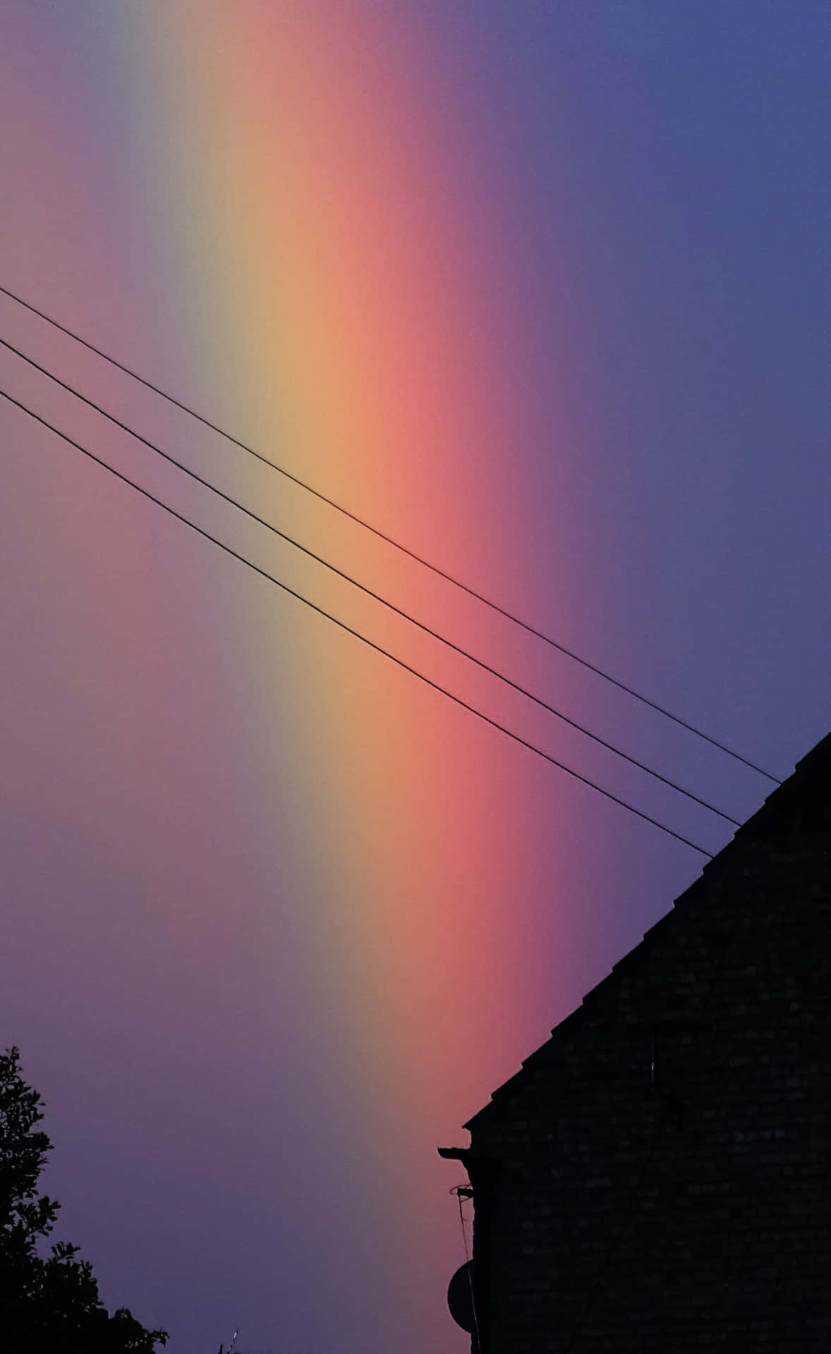 Check Out The Sparkling Aesthetic Rainbow Mobile! Background