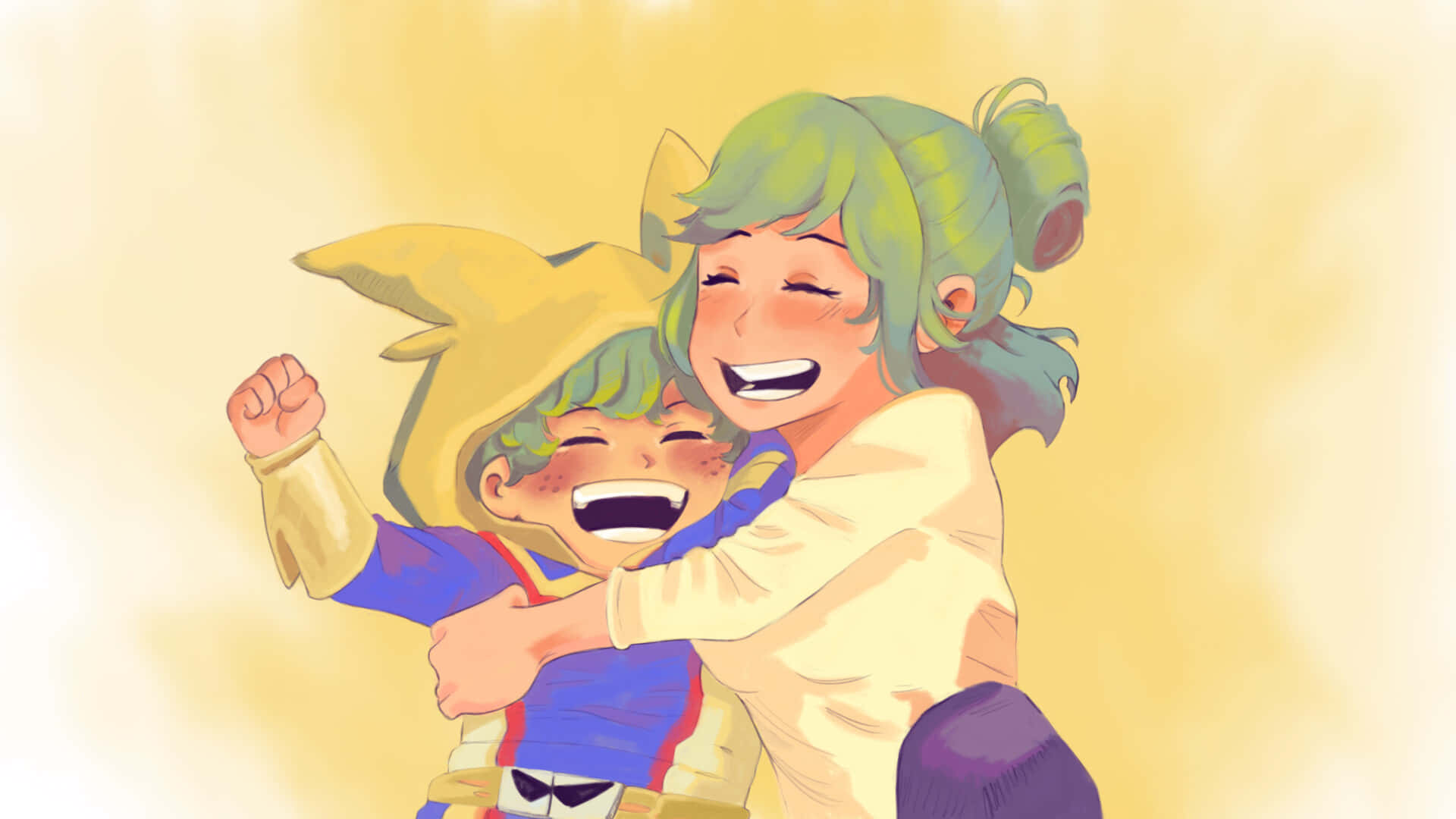 Check Out This Adorable Photo Of Baby Deku Looking Entranced! Background