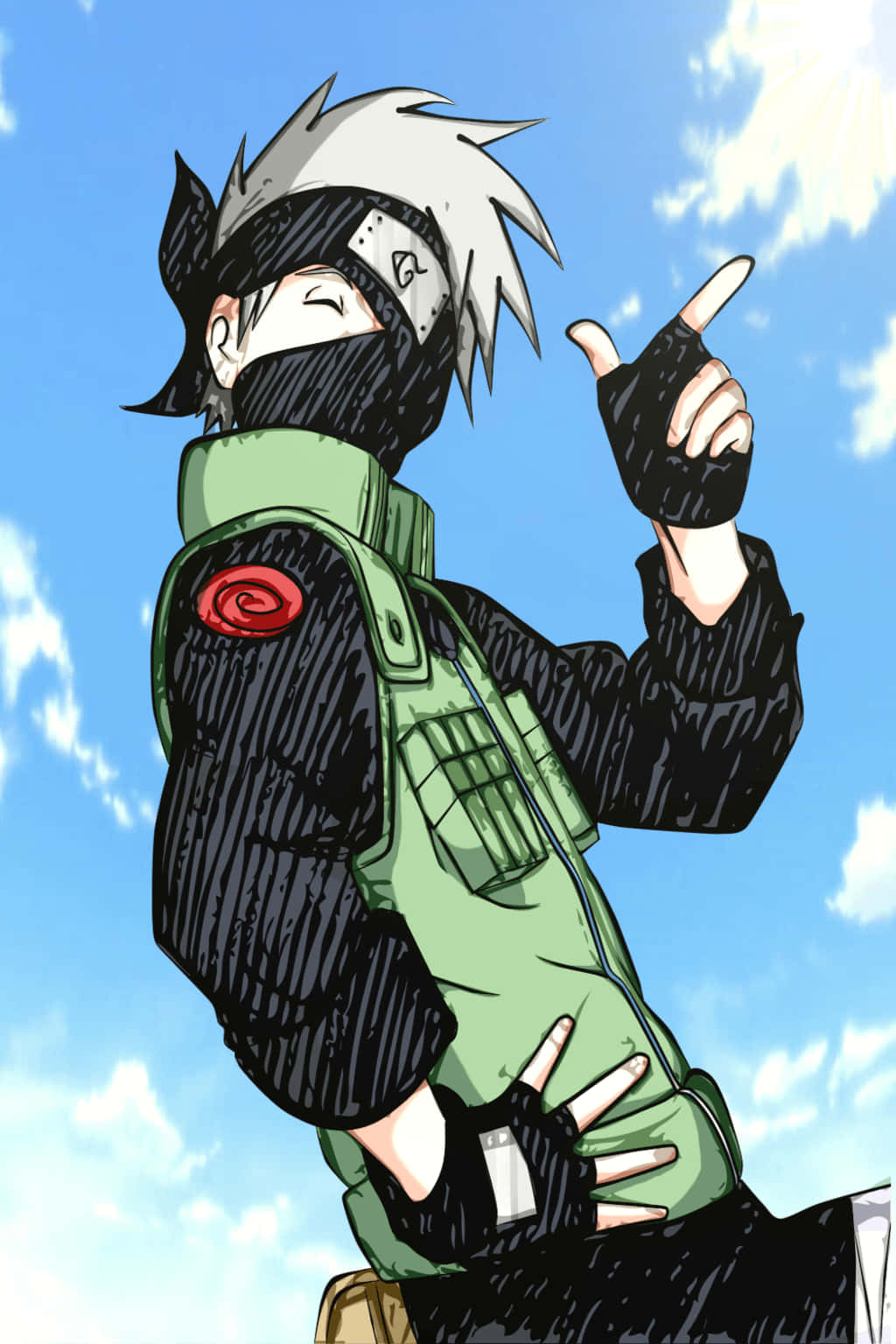 Check Out This Adorable Version Of Kakashi! Background