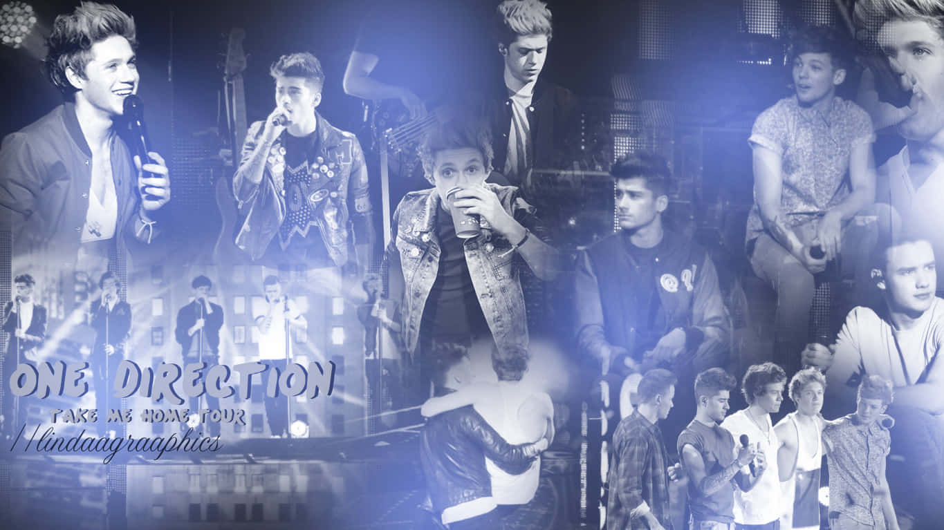 Check Out This Awesome One Direction Laptop For The Biggest 1d Fan! Background