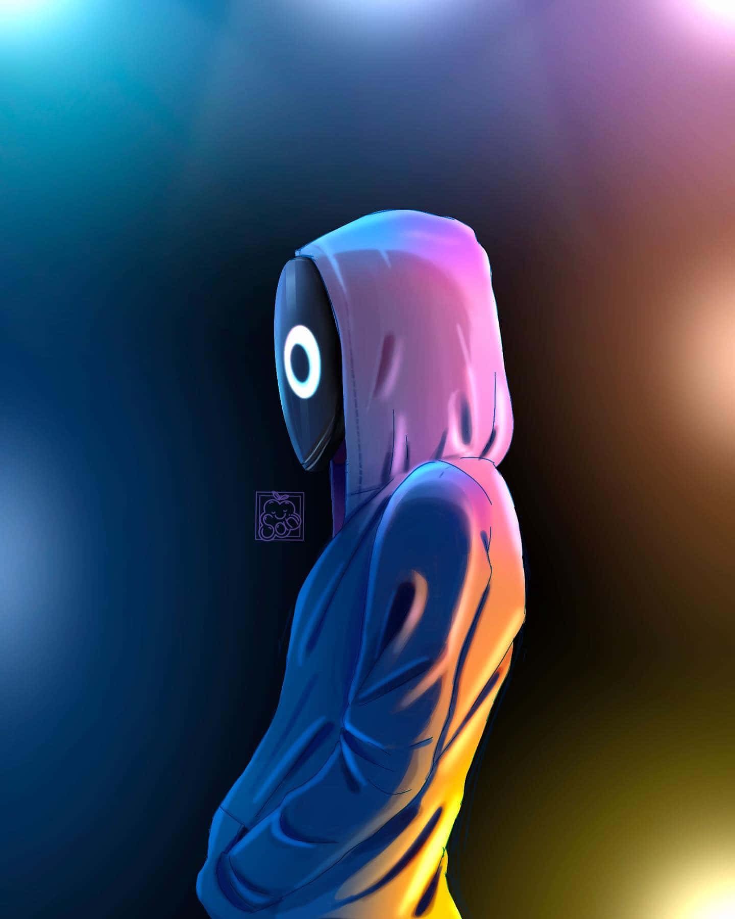 Check Out This Awesome Purple Skull Trooper Character! Background