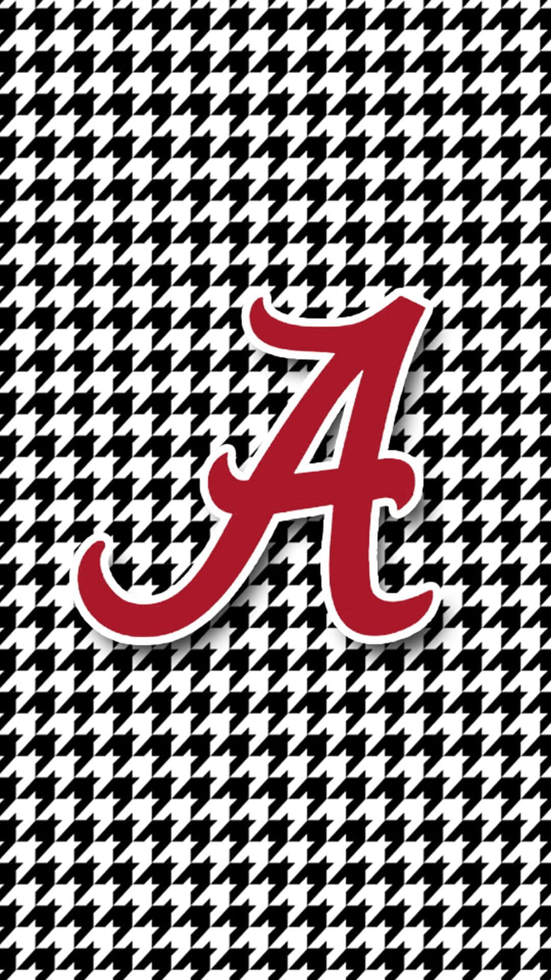 Checkered Alabama Football Iphone