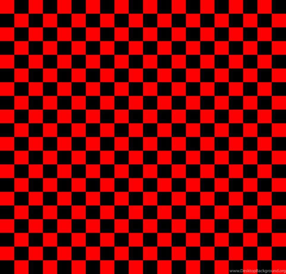 Checkered And Red - A Classic Look Background