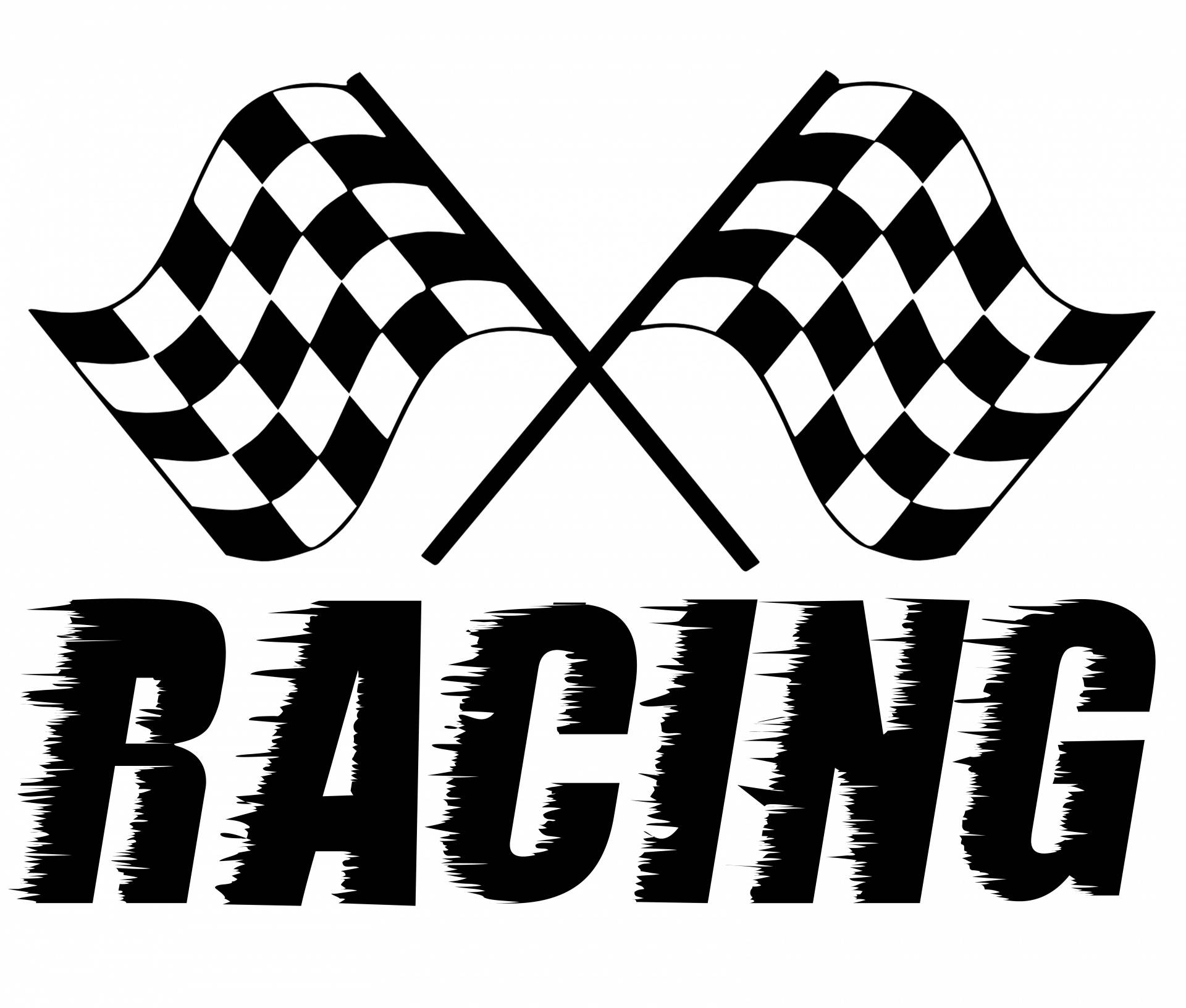 Checkered Flags For Racing Background