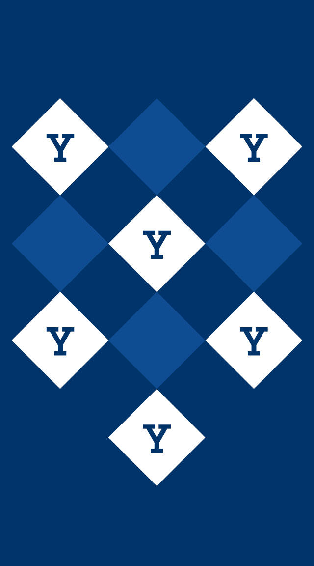 Checkered Yale University Background