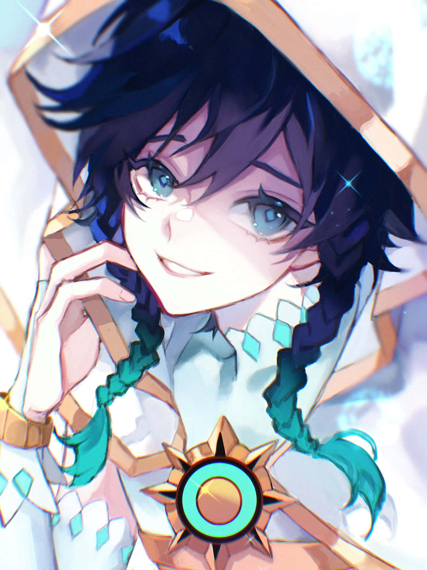 Cheeky Smile Venti Pfp Background