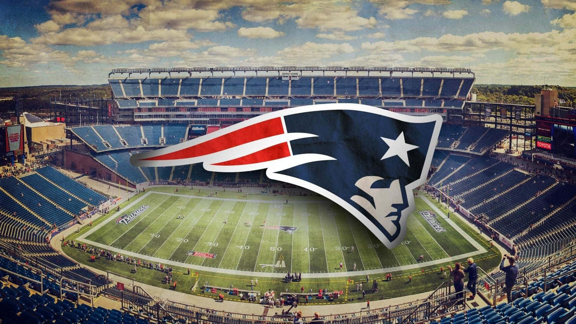 Cheer On The New England Patriots From Home Background