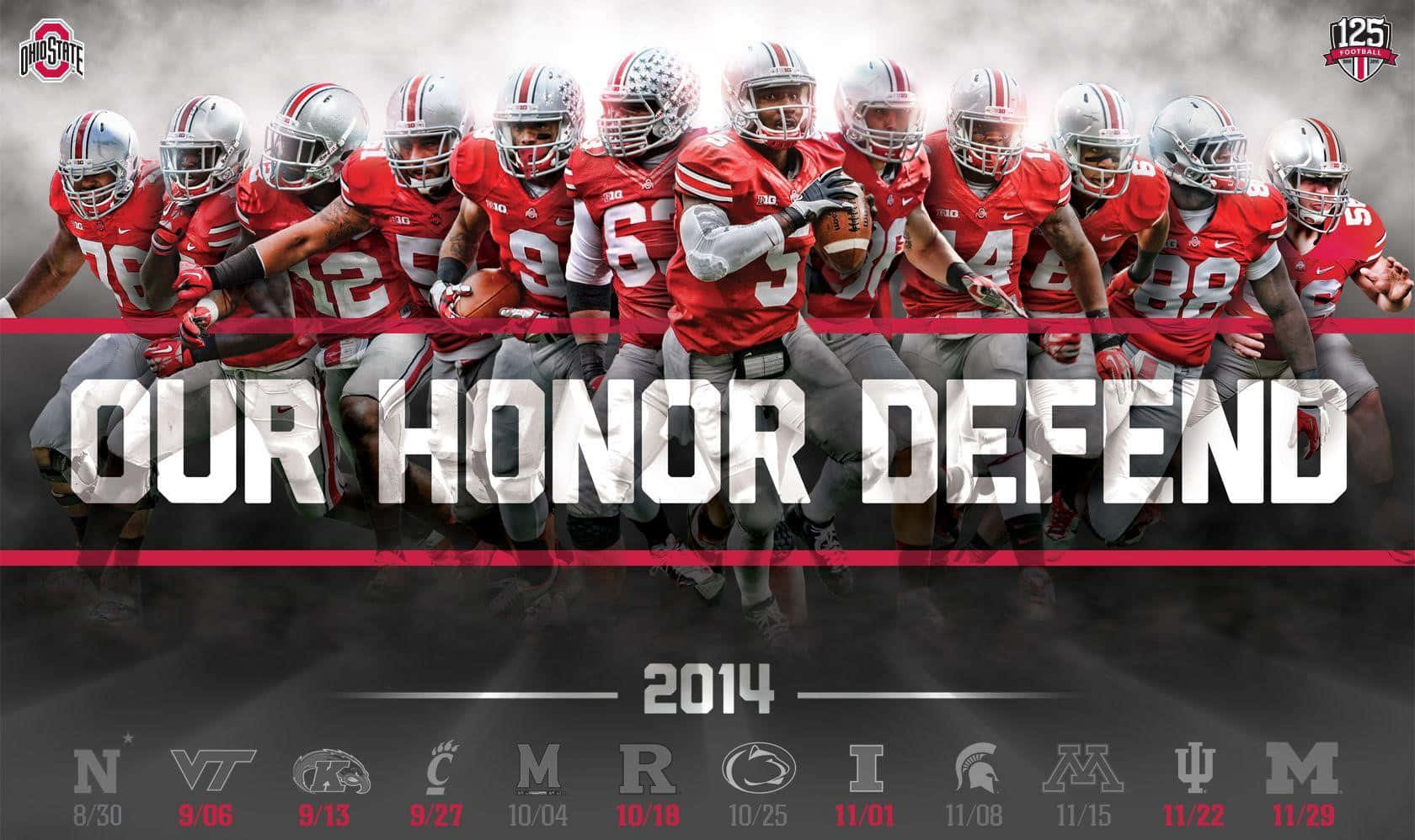 Cheer On The Ohio State Buckeyes Background