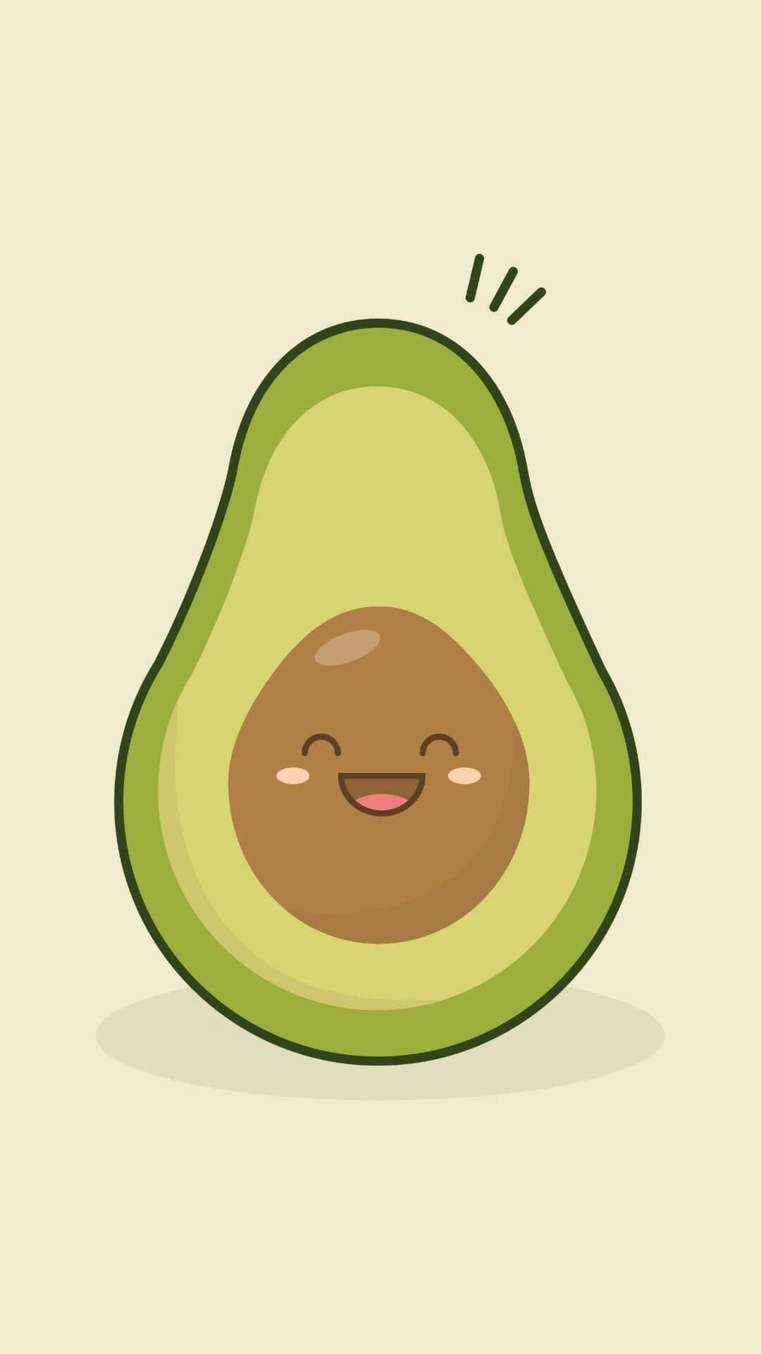 Cheerful Avocado Iphone Background