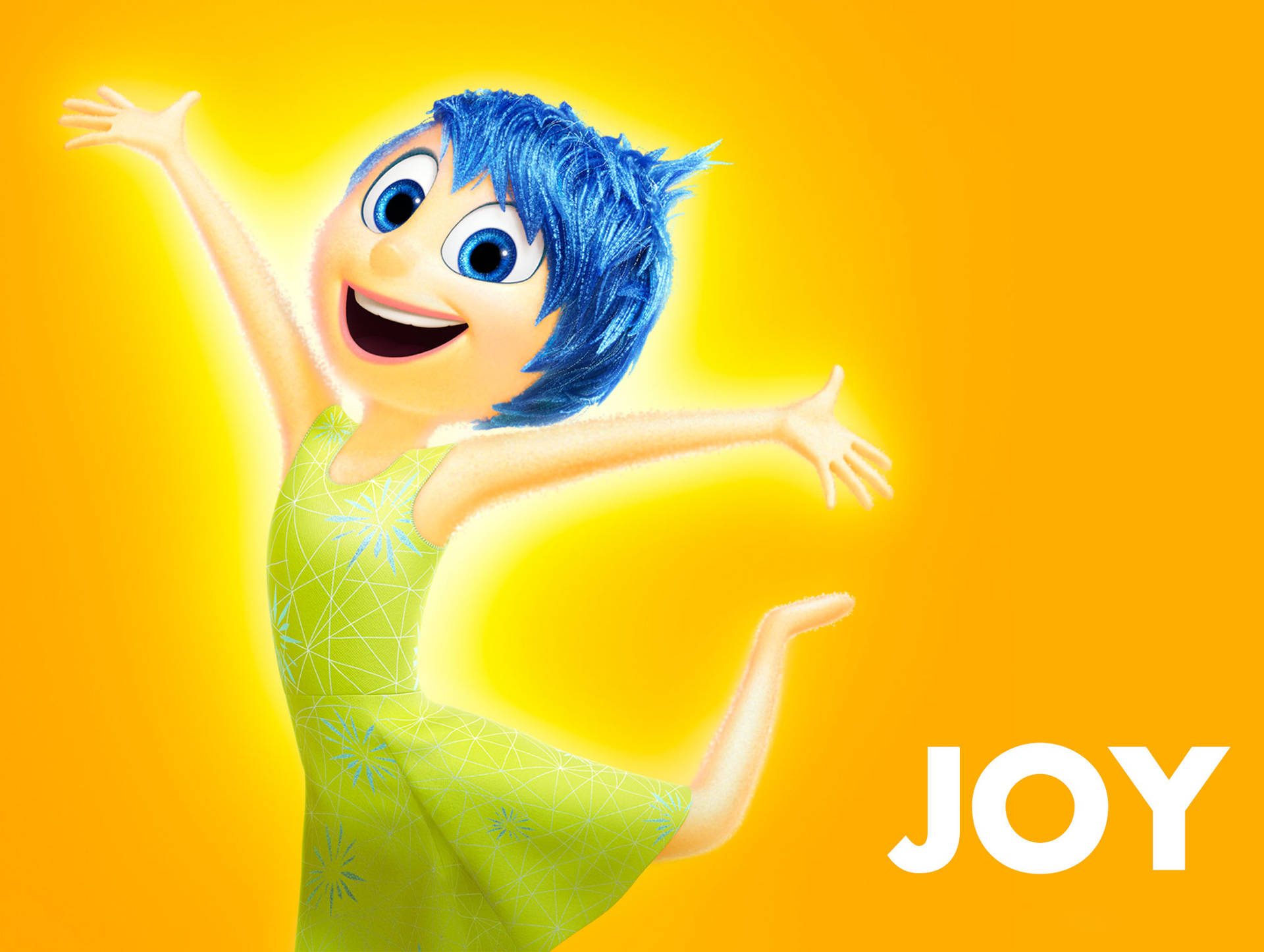 Cheerful Joy Inside Out Background