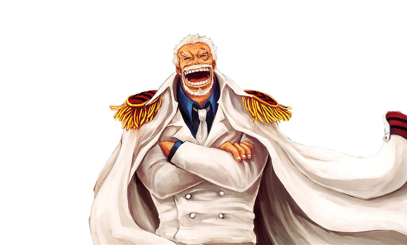 Cheerful Monkey D Garp, A Legendary Marine Hero