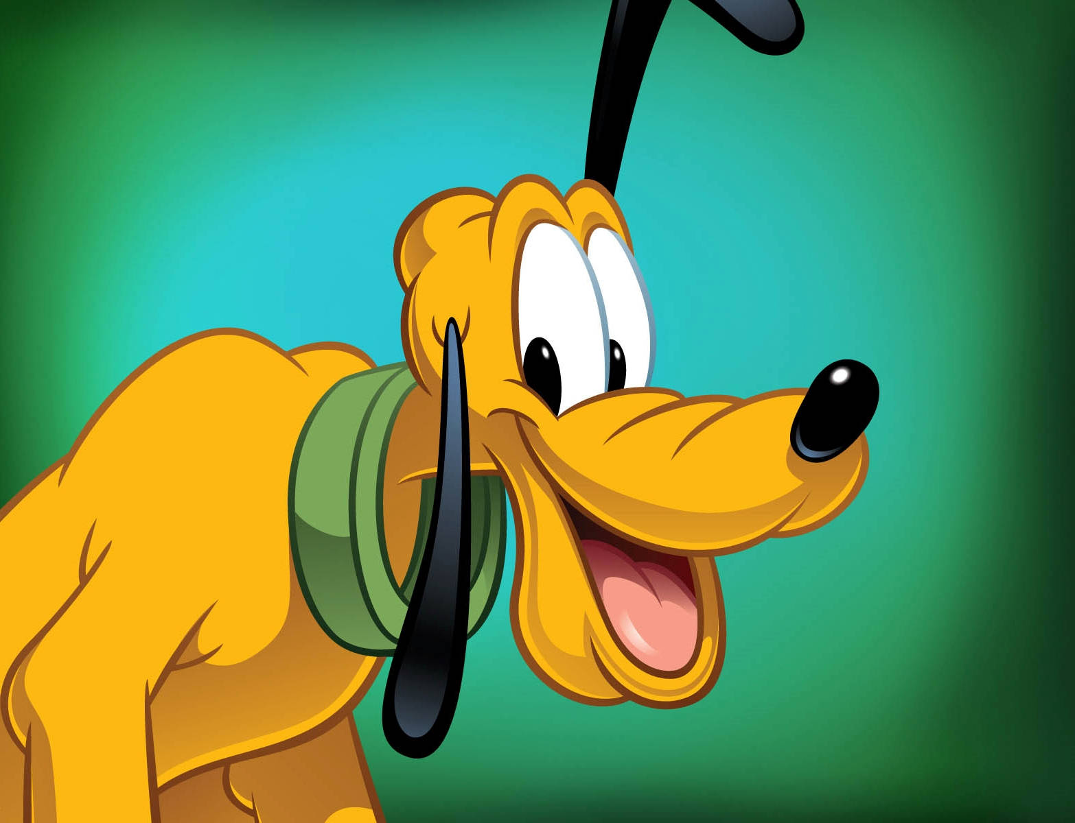 Cheerful Pluto - Donald Duck's Trusty Sidekick Background
