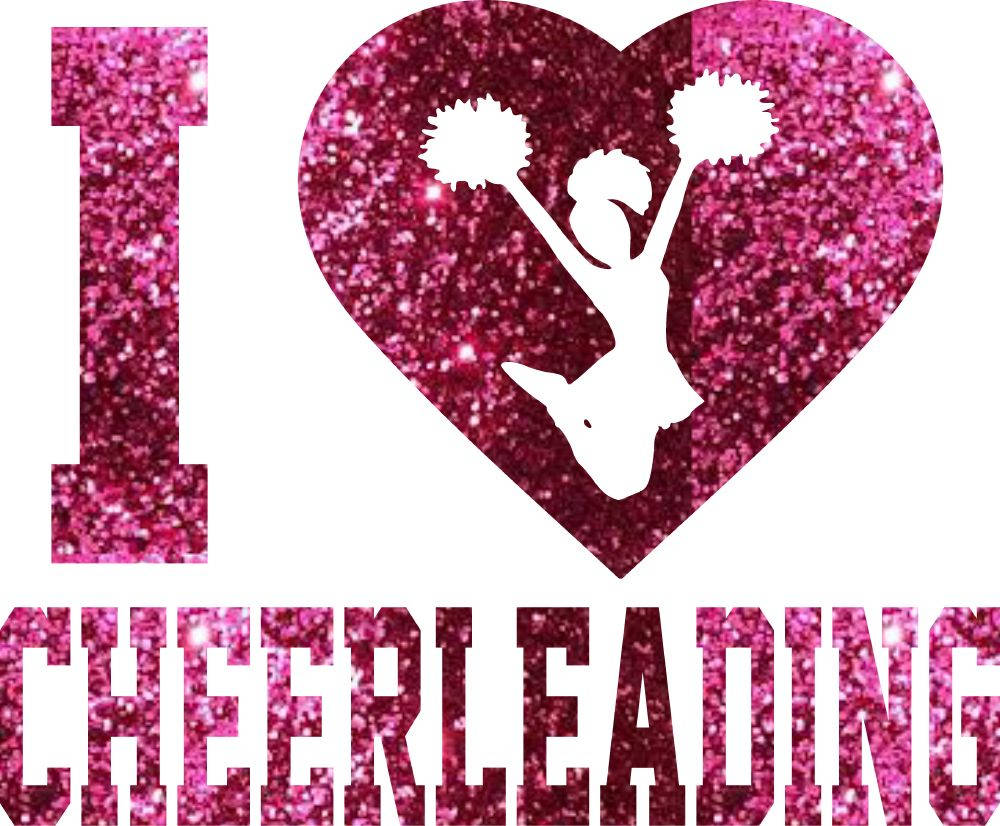 Cheerleader Glittery Banner Background