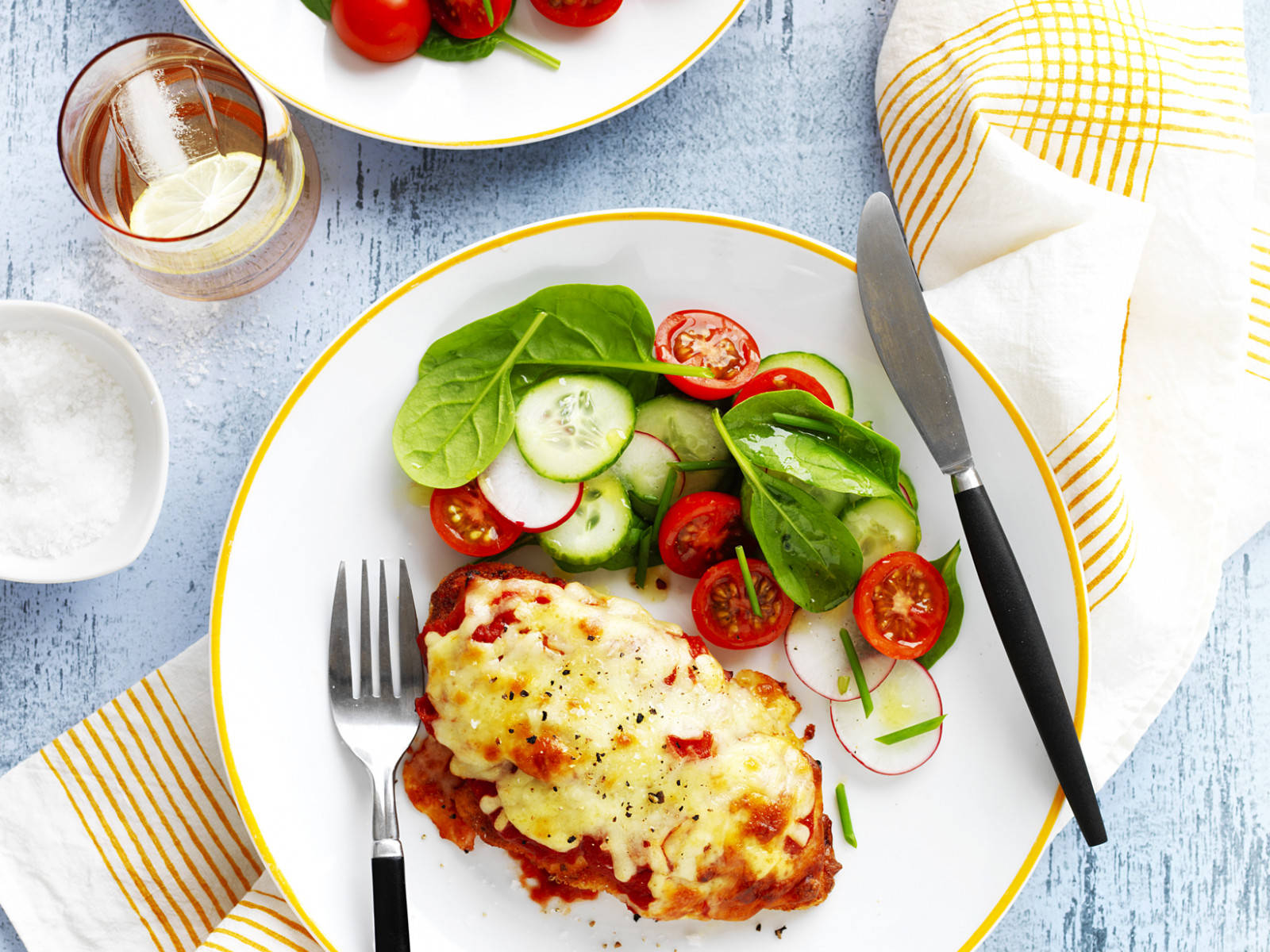 Cheese Chicken Parmigiana Mixed Vegetables