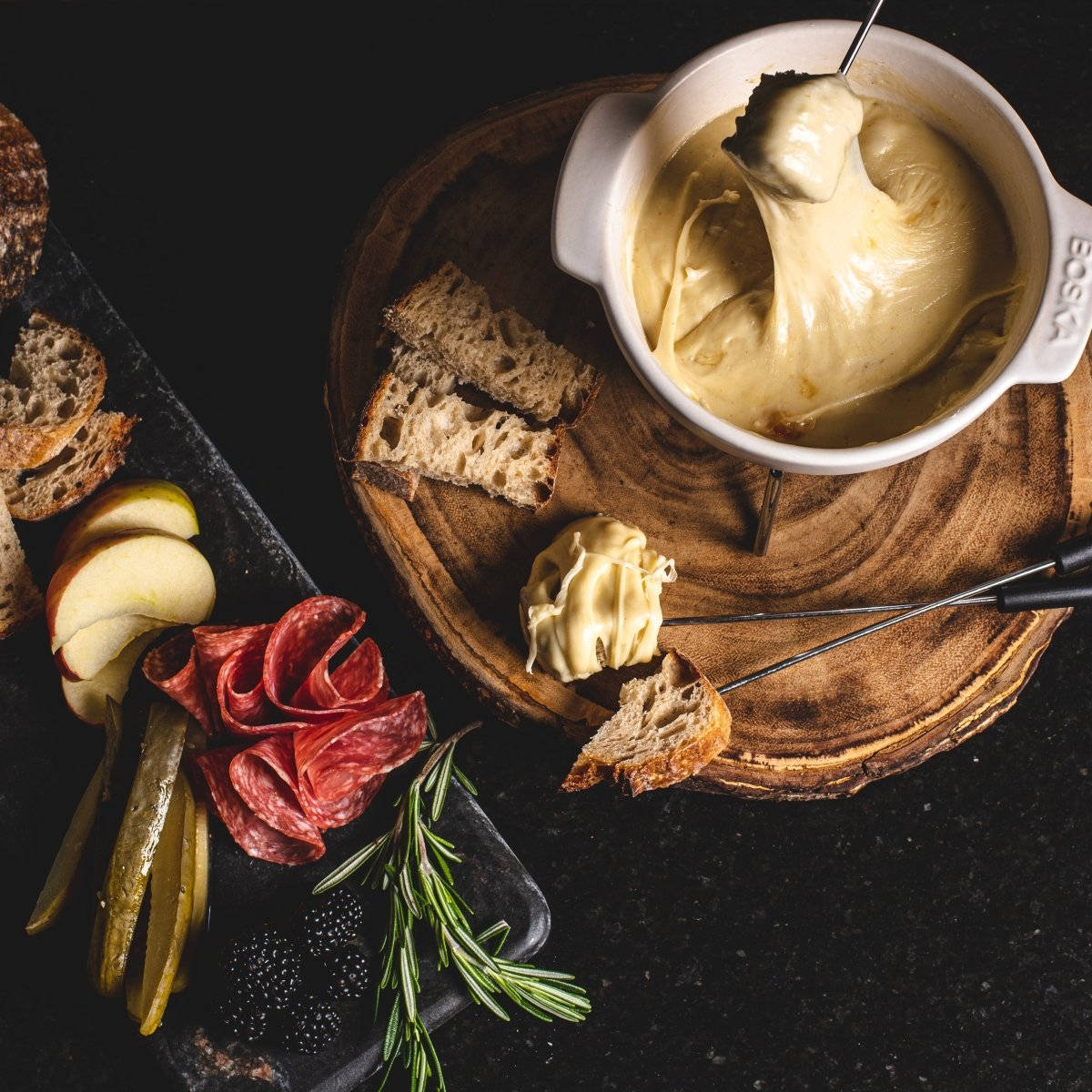 Cheese Fondue Appetizer Background