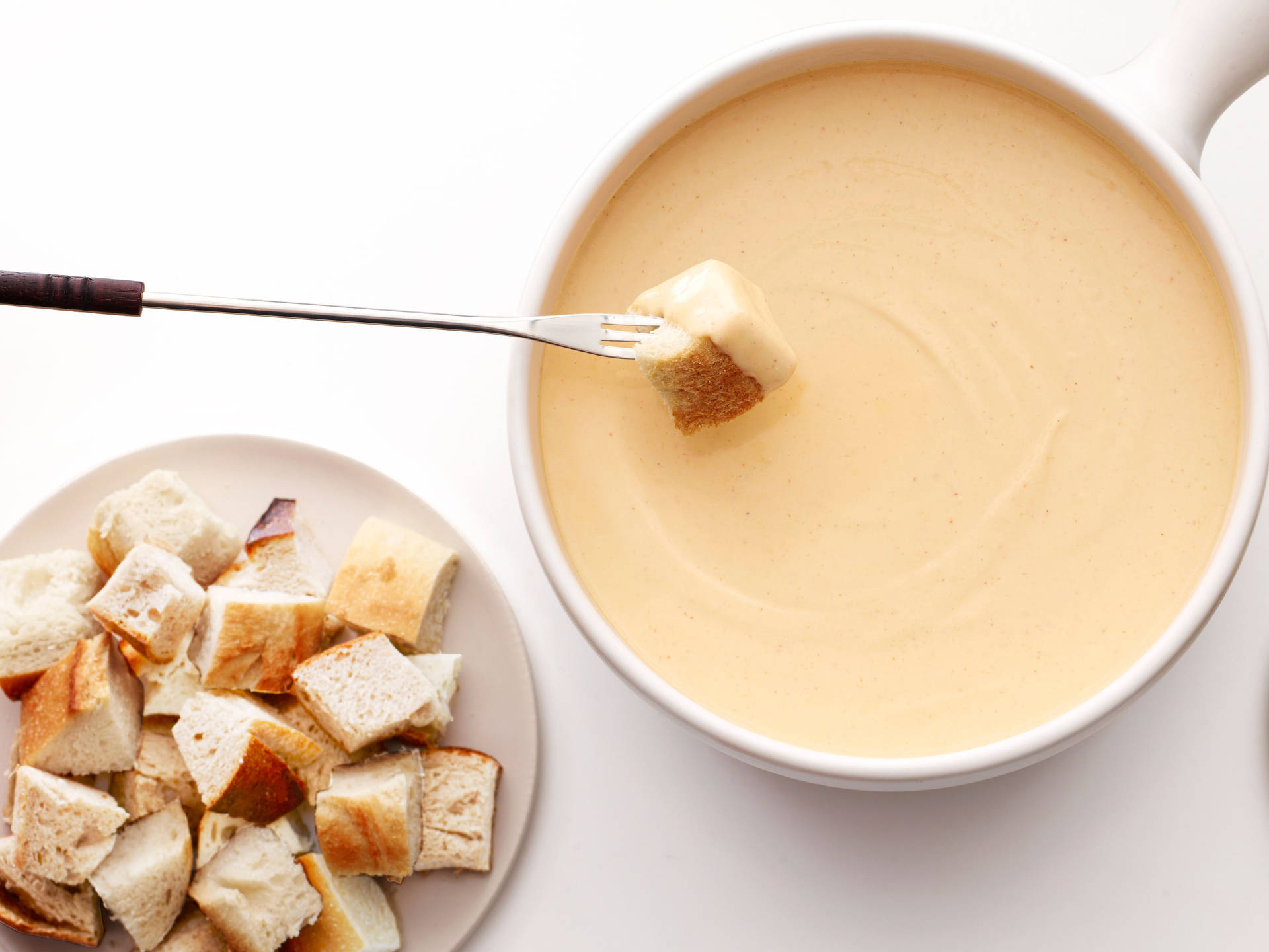 Cheese Fondue Dish Background