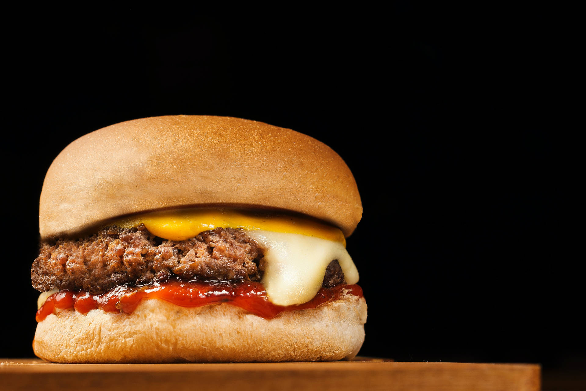 Cheesy Burger 2560x1440 Food Background