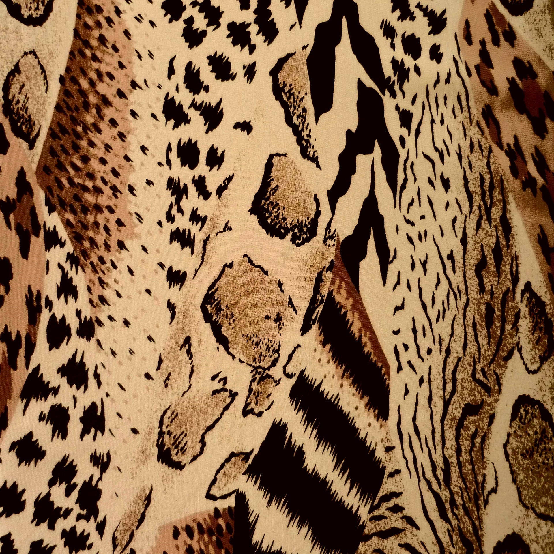 Cheetah Mixed Print Background