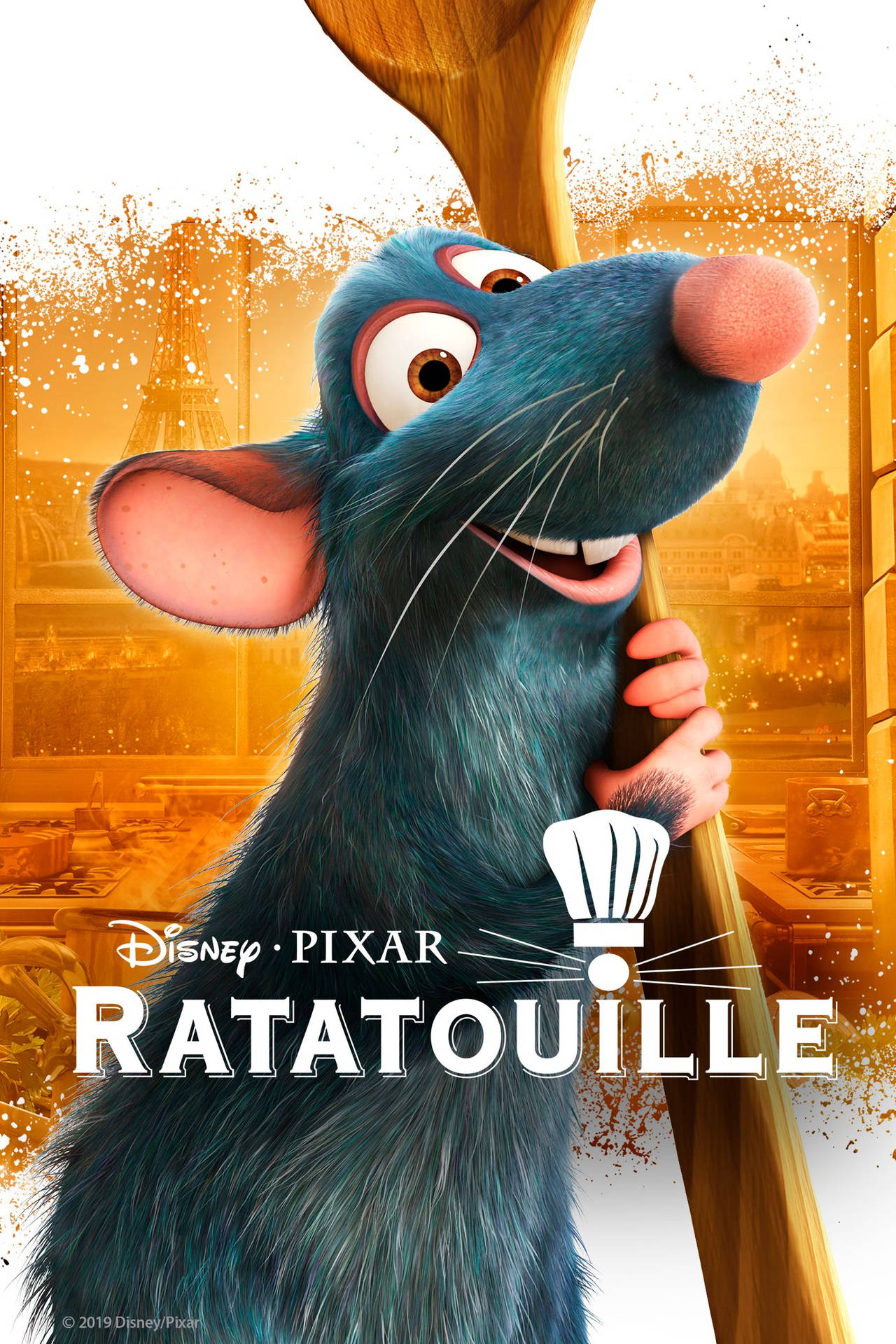 Chef Rat In Ratatouille Background