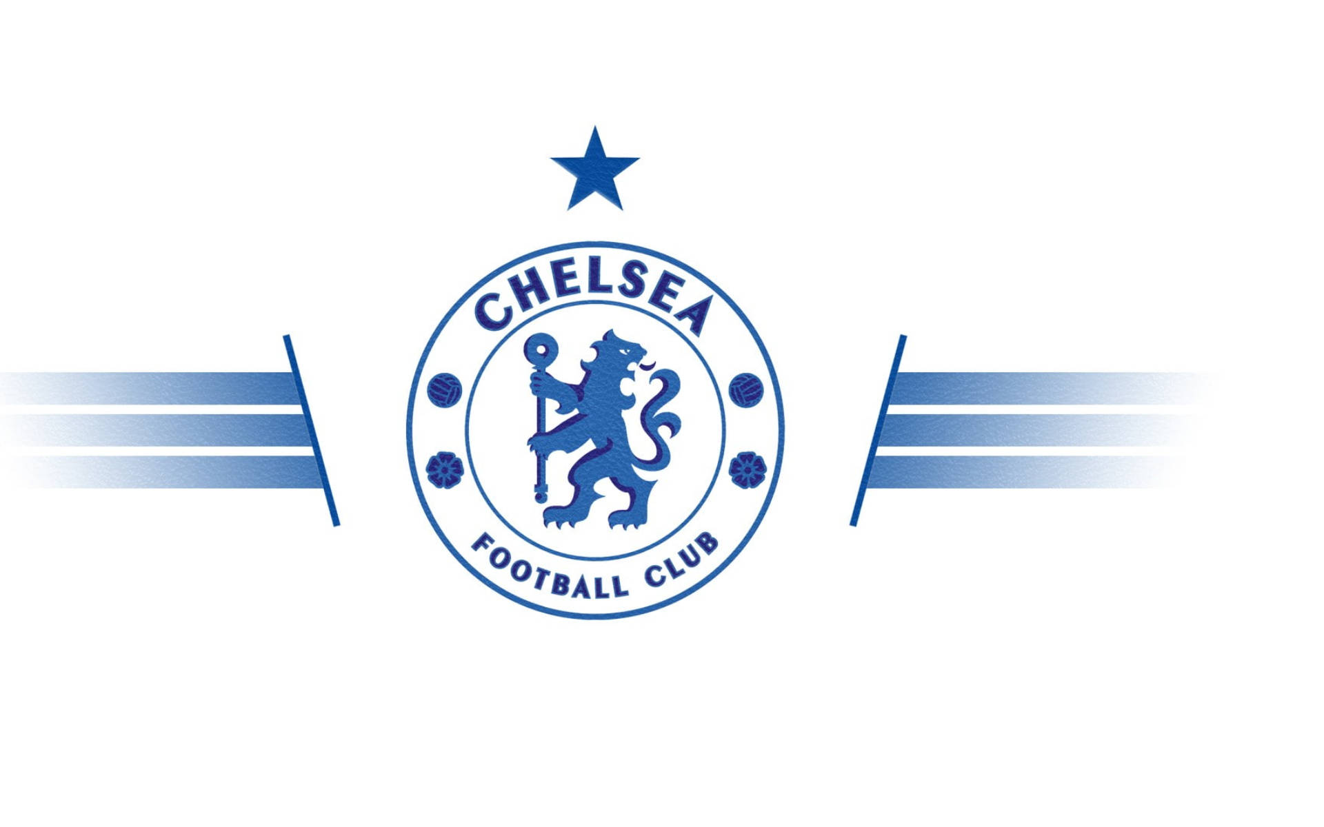 Chelsea Emblem In White