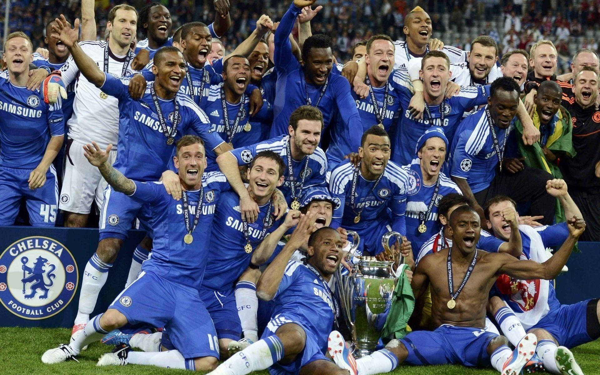 Chelsea Fc 2012 Uefa Winners Background
