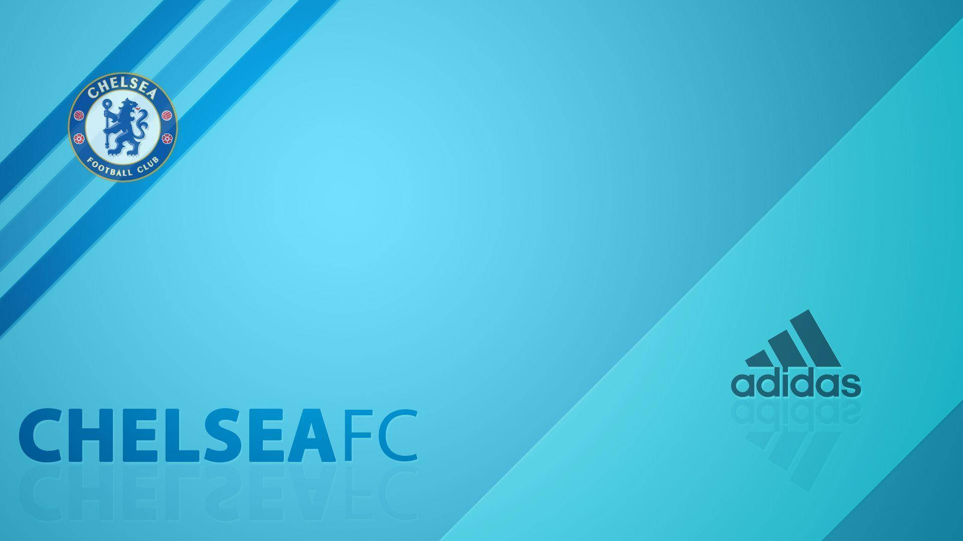 Chelsea Fc And Adidas Logos Background