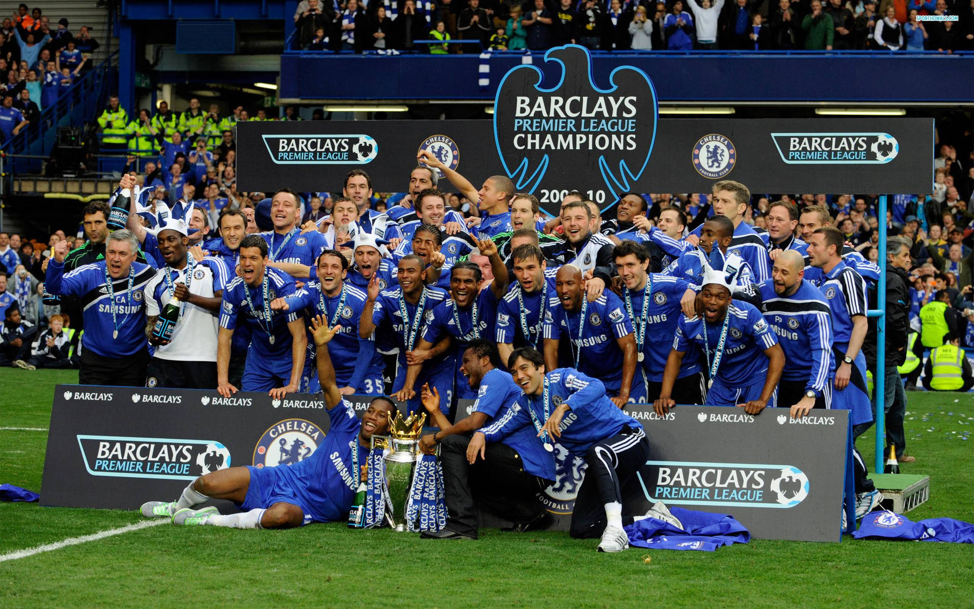 Chelsea Fc At 2010 Premier League Background