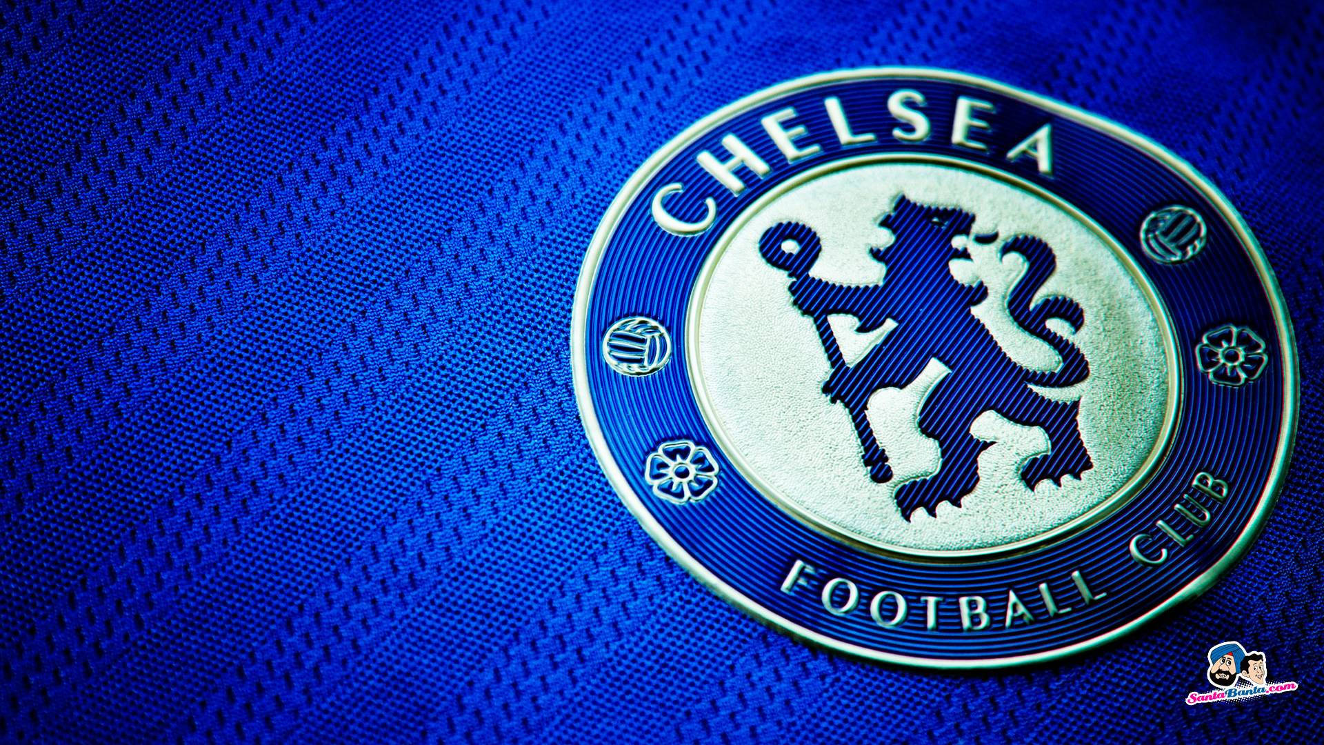 Chelsea Fc Jersey Close-up Background