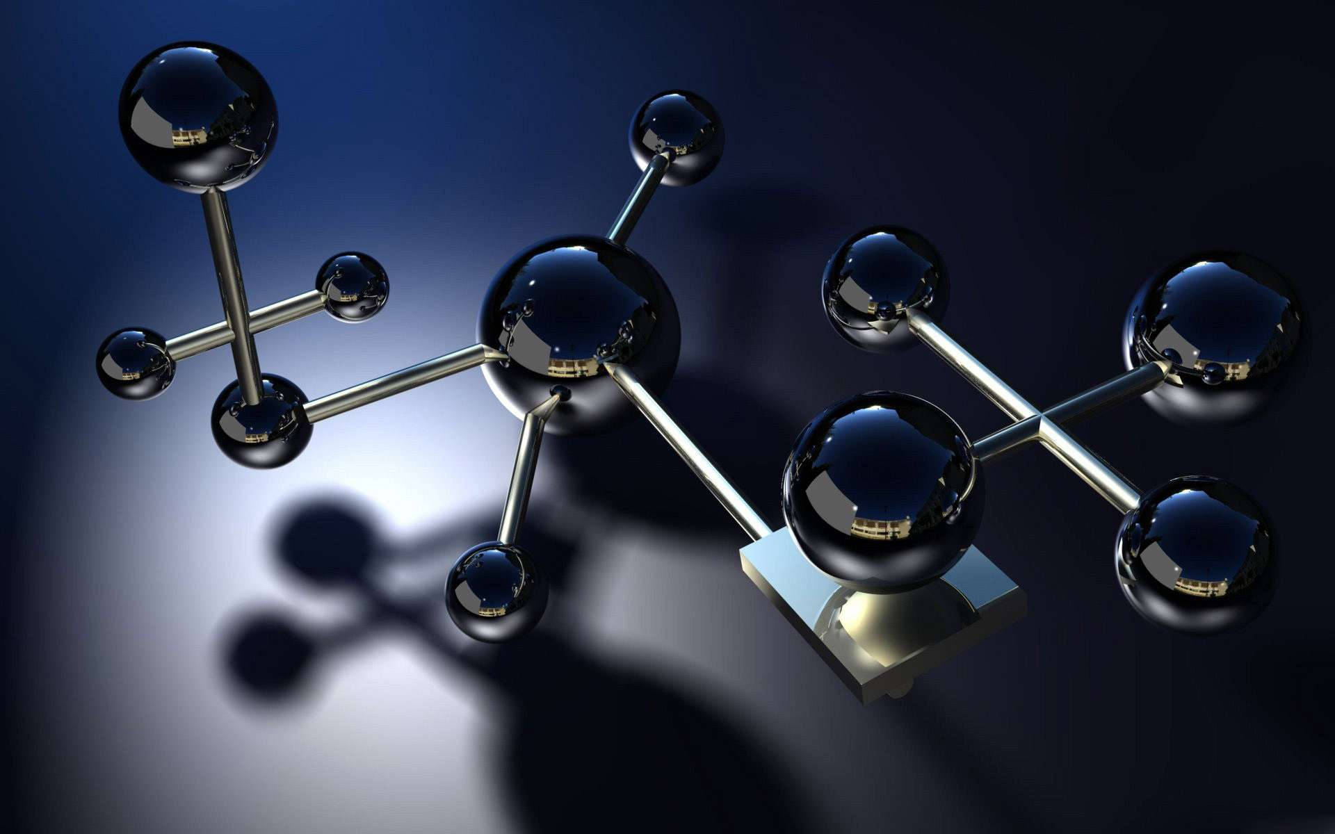 Chemistry Chemical Bond Molecular Model Background