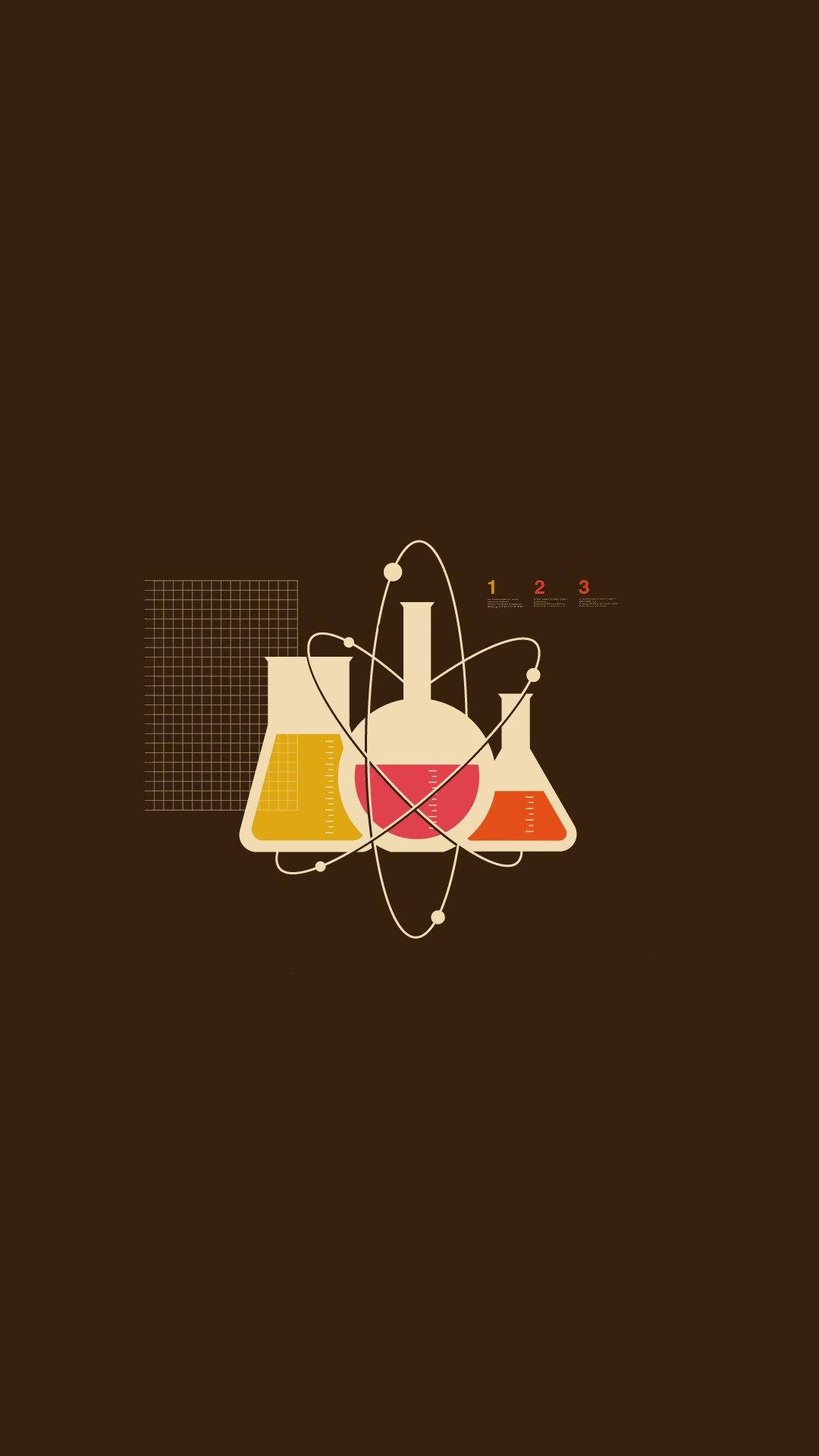 Chemistry Minimalist Iphone Background