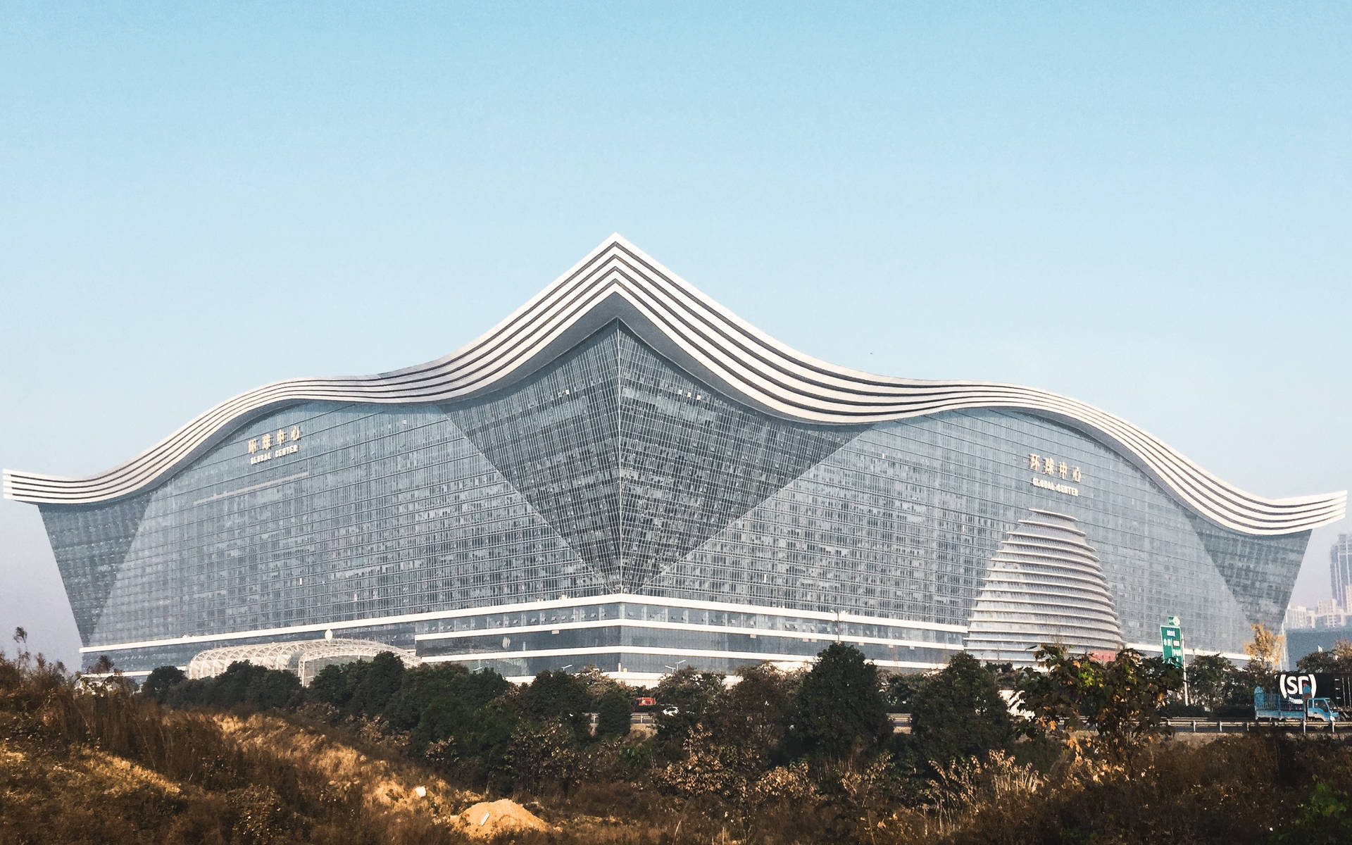 Chengdu New Century Global Center Background