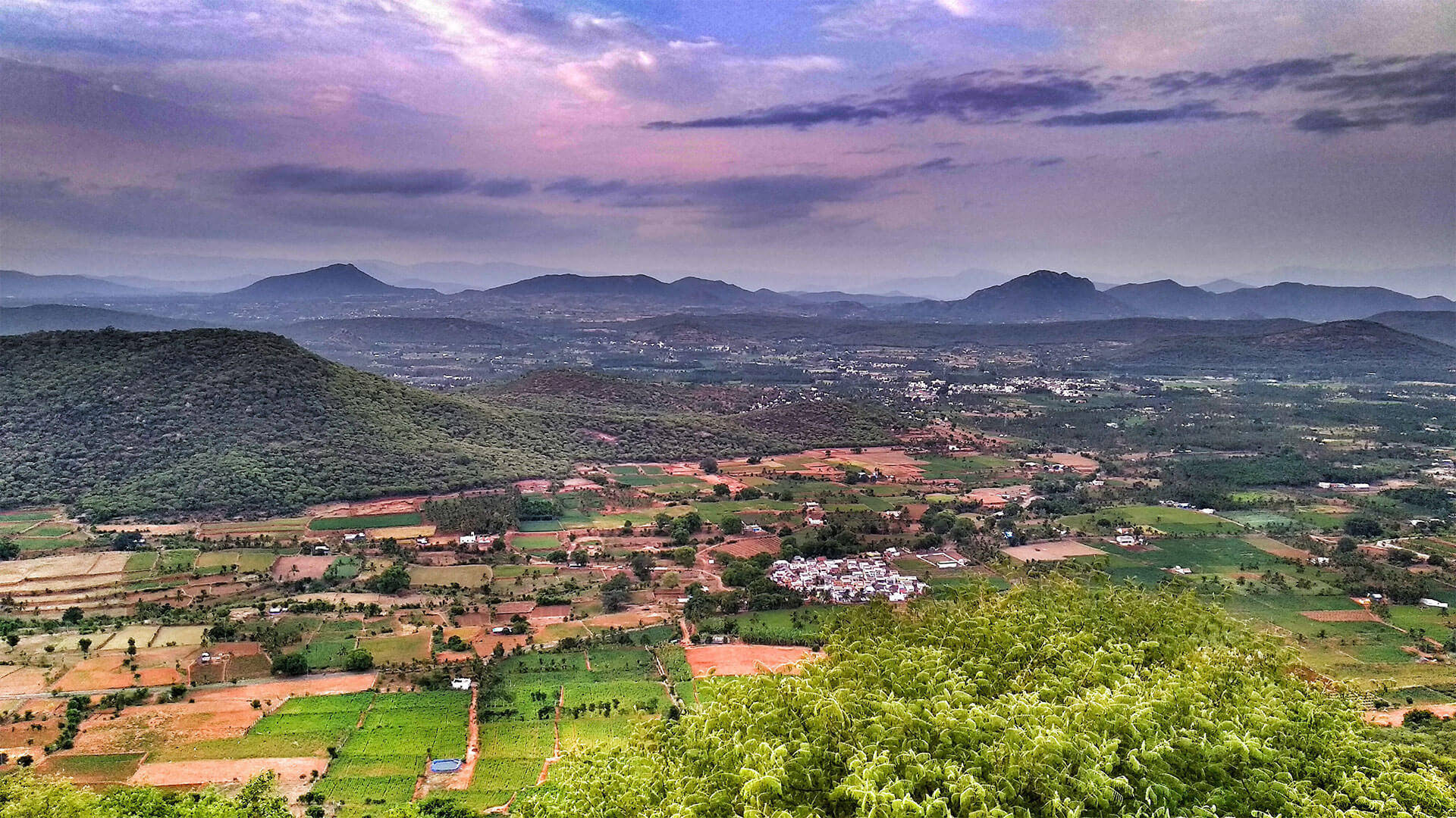 Chennai Kolli Hills View Background