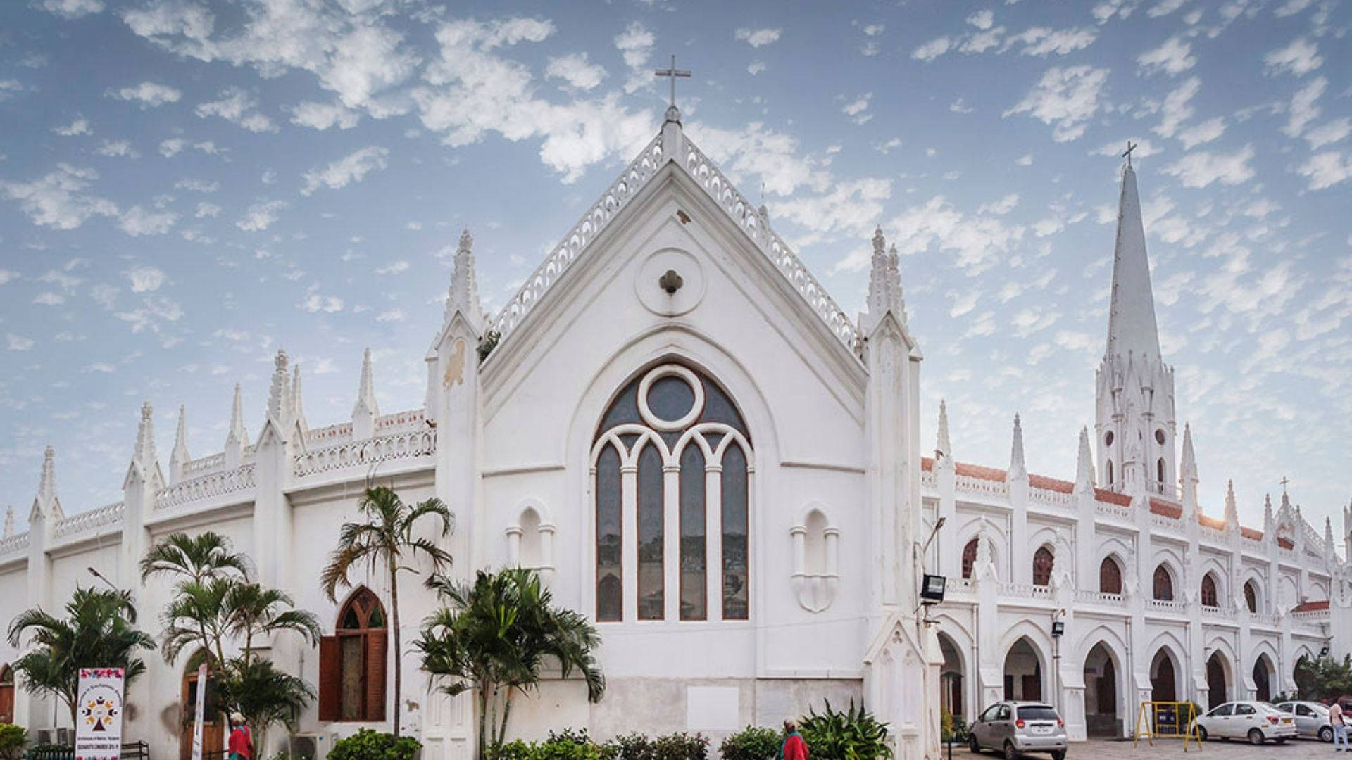 Chennai Santhome Basilica Background