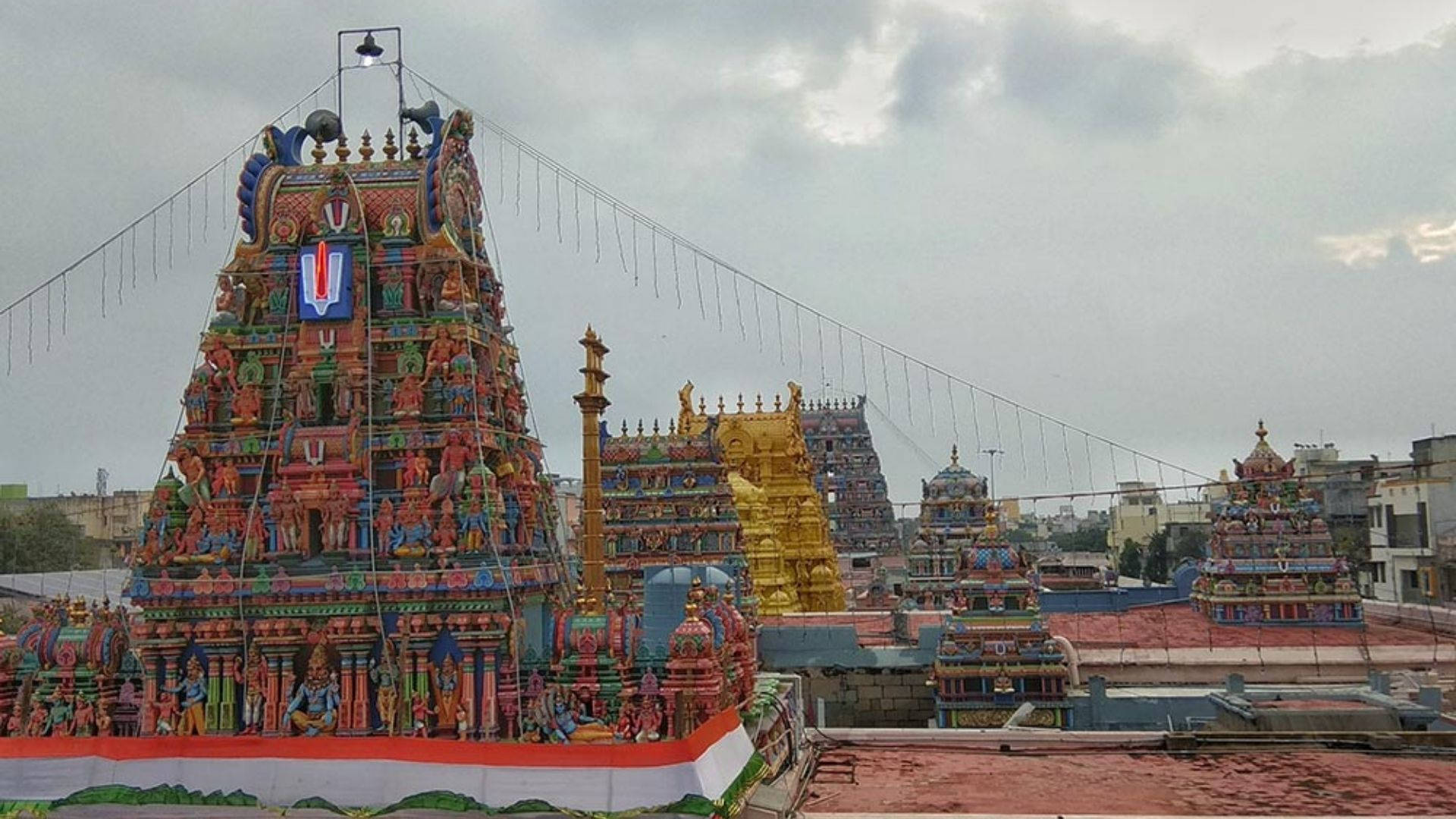 Chennai Sri Parthasarathy Temple Background
