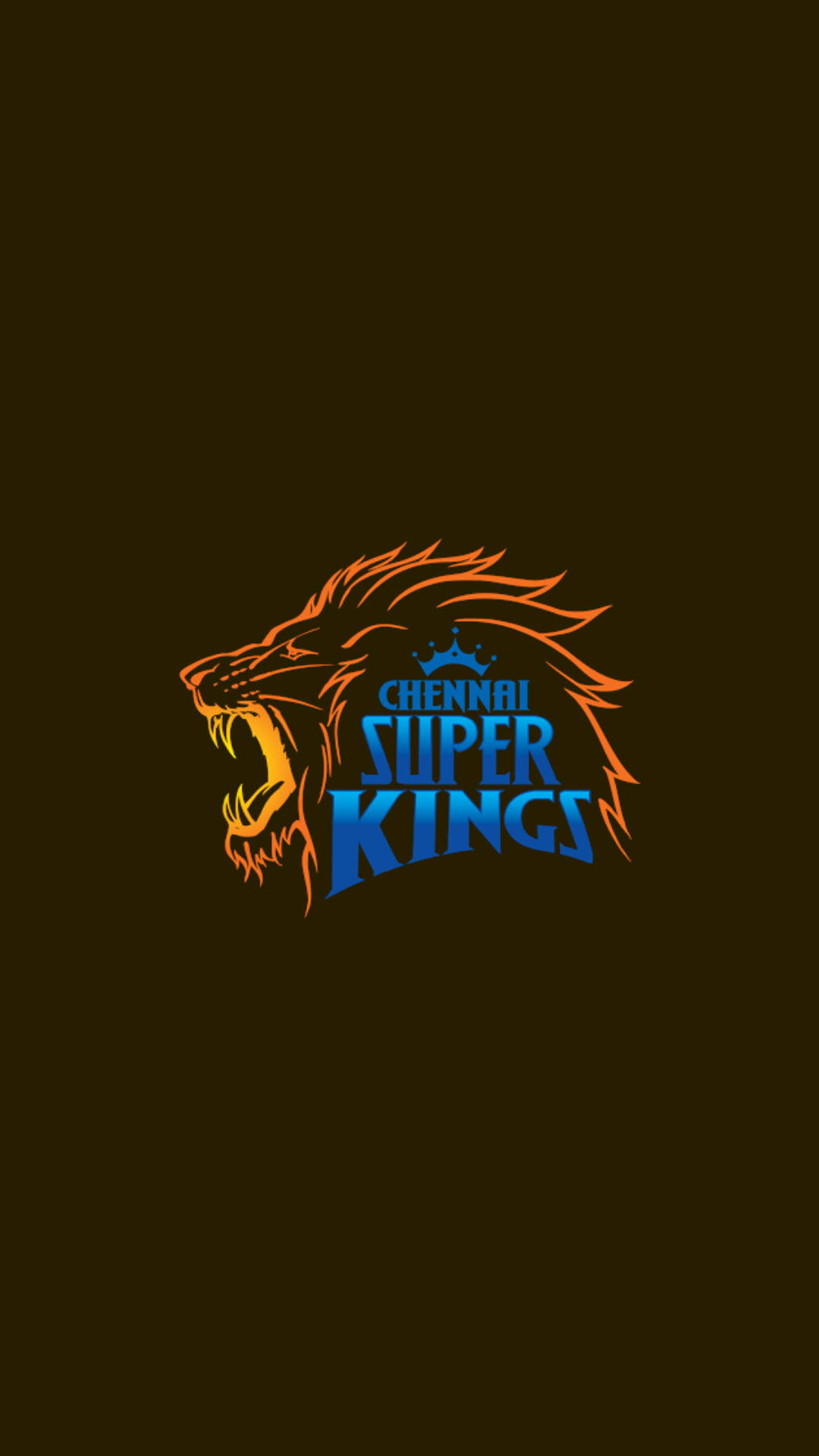 Chennai Super Kings Black Mobile Background