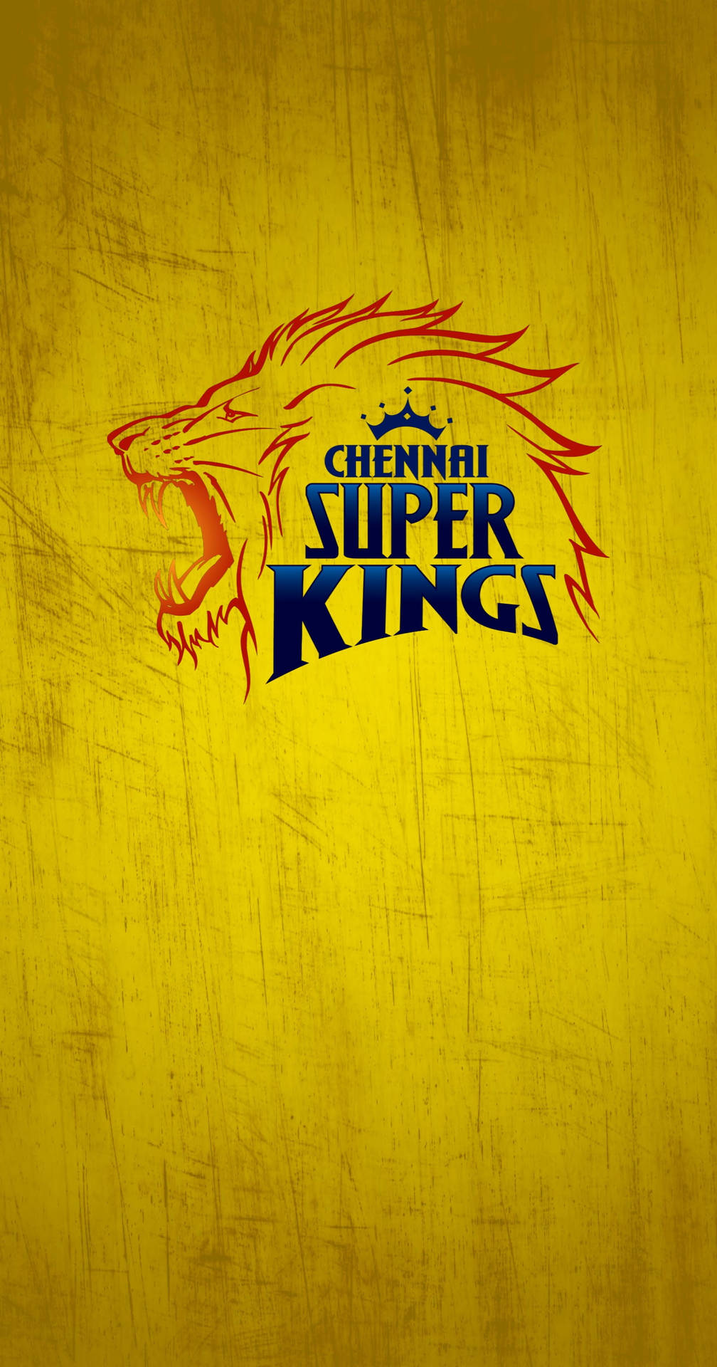 Chennai Super Kings Scratched Yellow Background