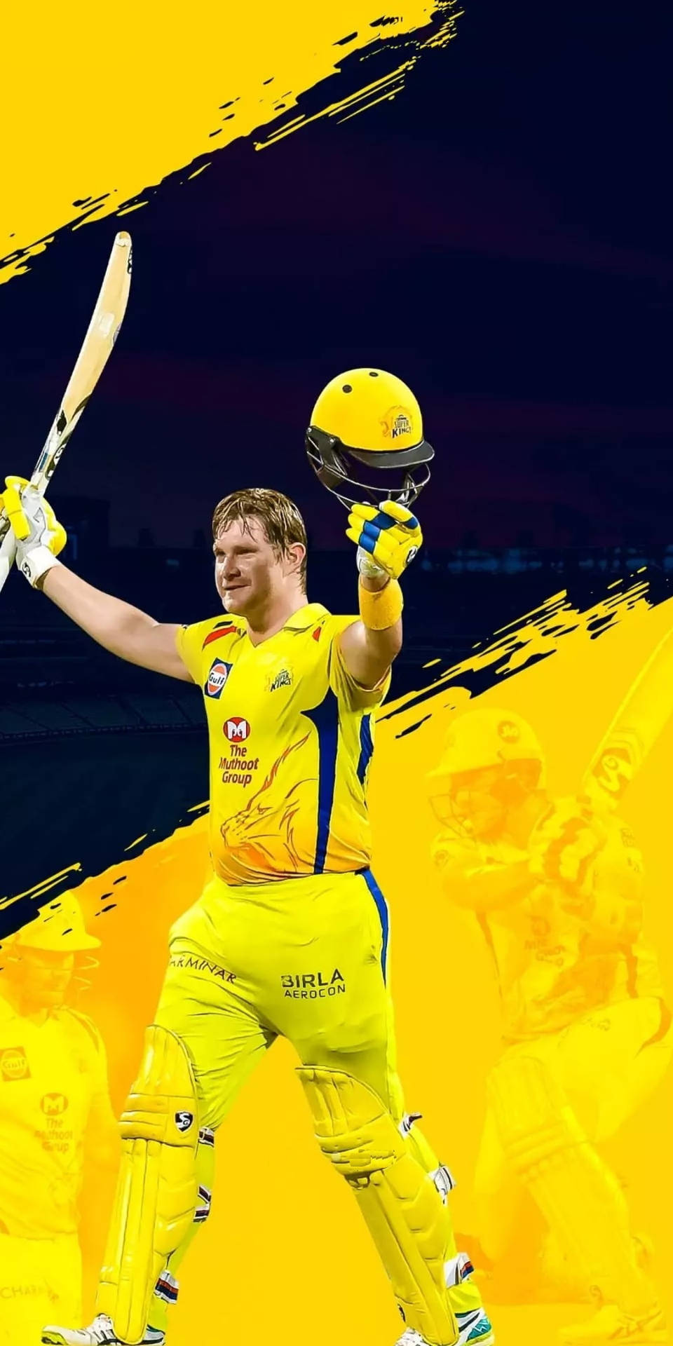 Chennai Super Kings Shane Watson Background