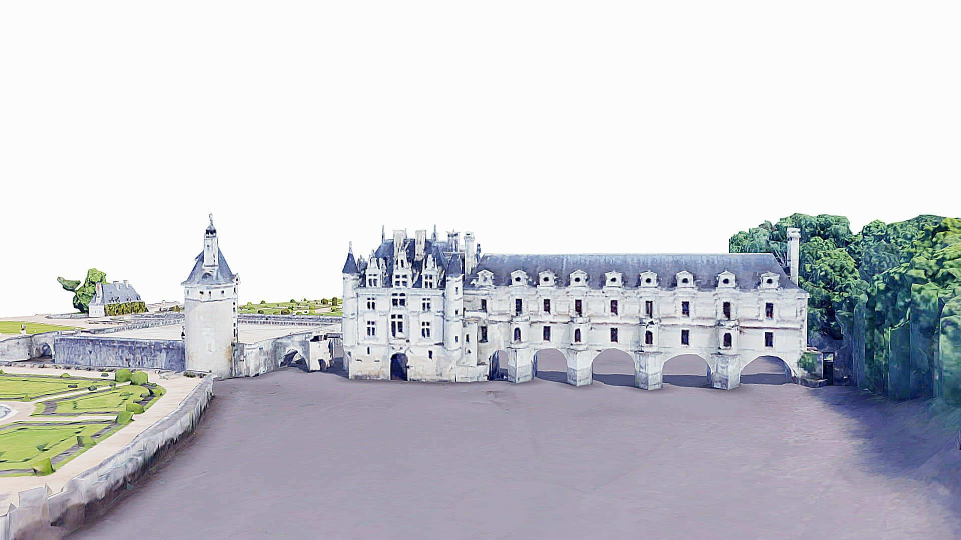 Chenonceau Artwork Background