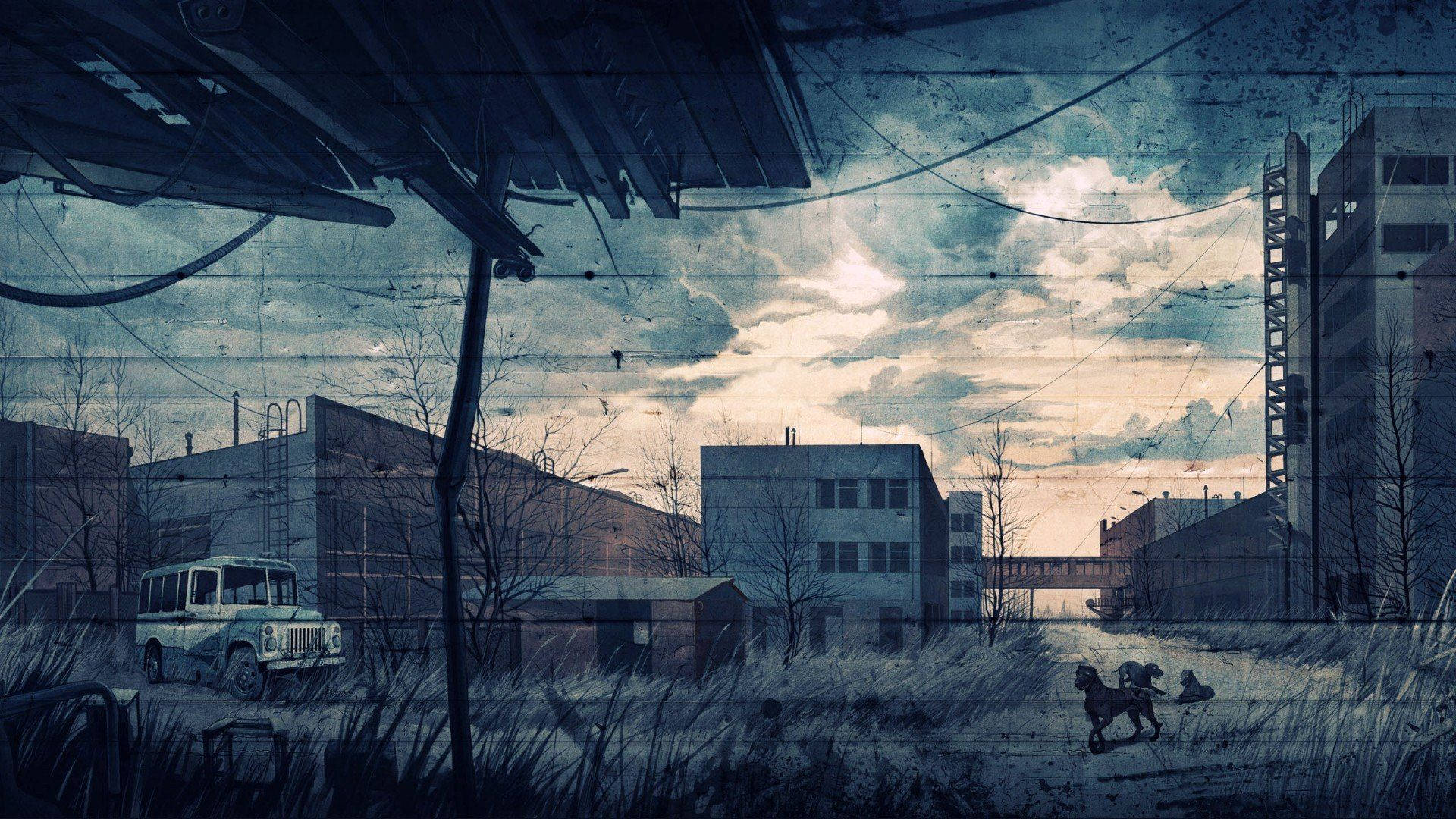 Chernobyl Desolate Nuclear Facility